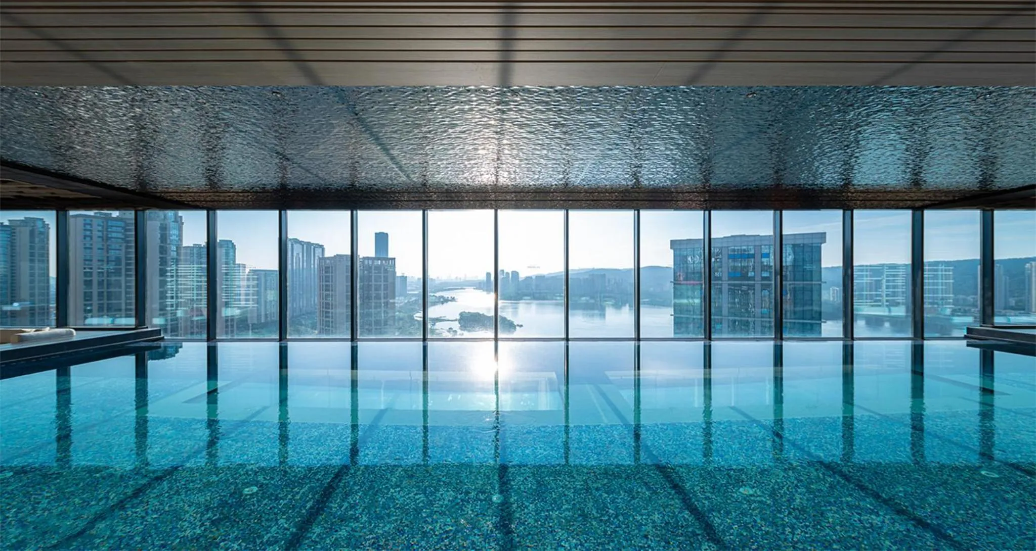 Swimming pool in Hotel Indigo Changsha Meixi Lake