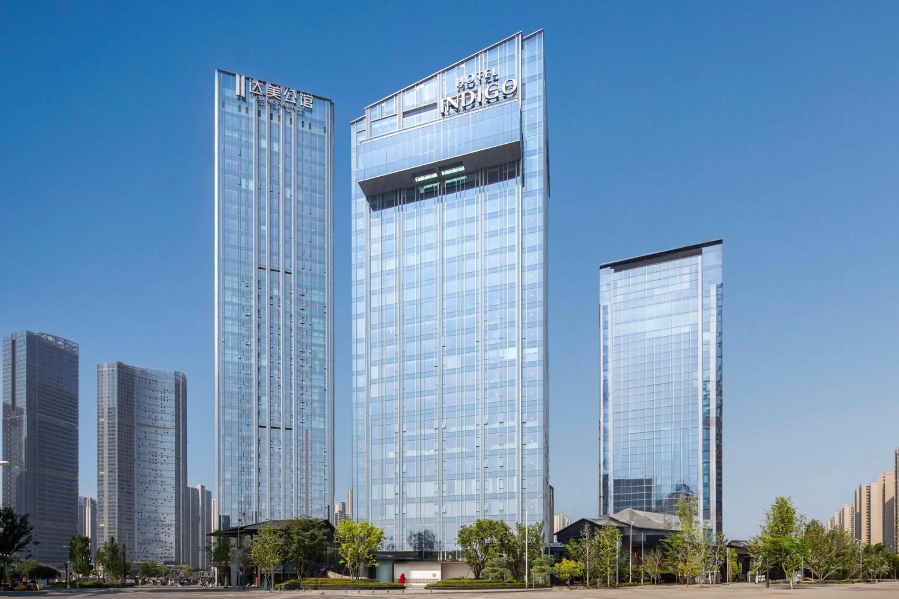 Property building in Hotel Indigo Changsha Meixi Lake