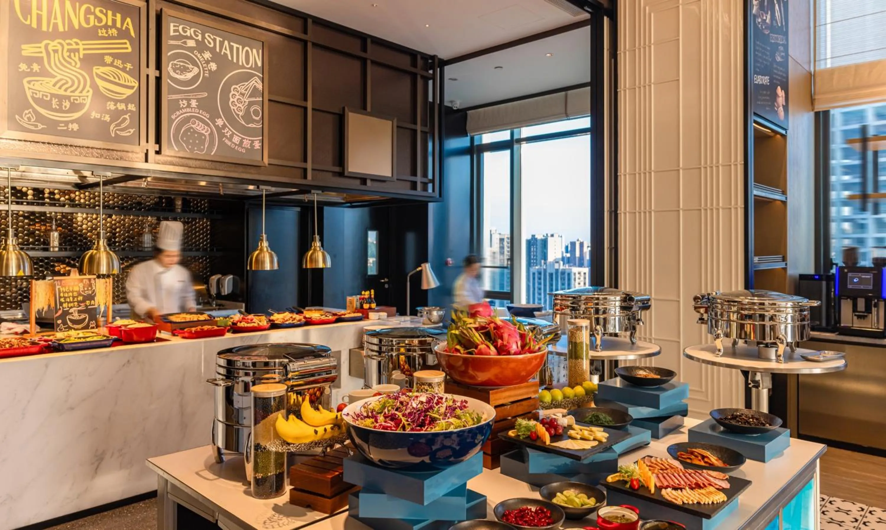 Breakfast in Hotel Indigo Changsha Meixi Lake