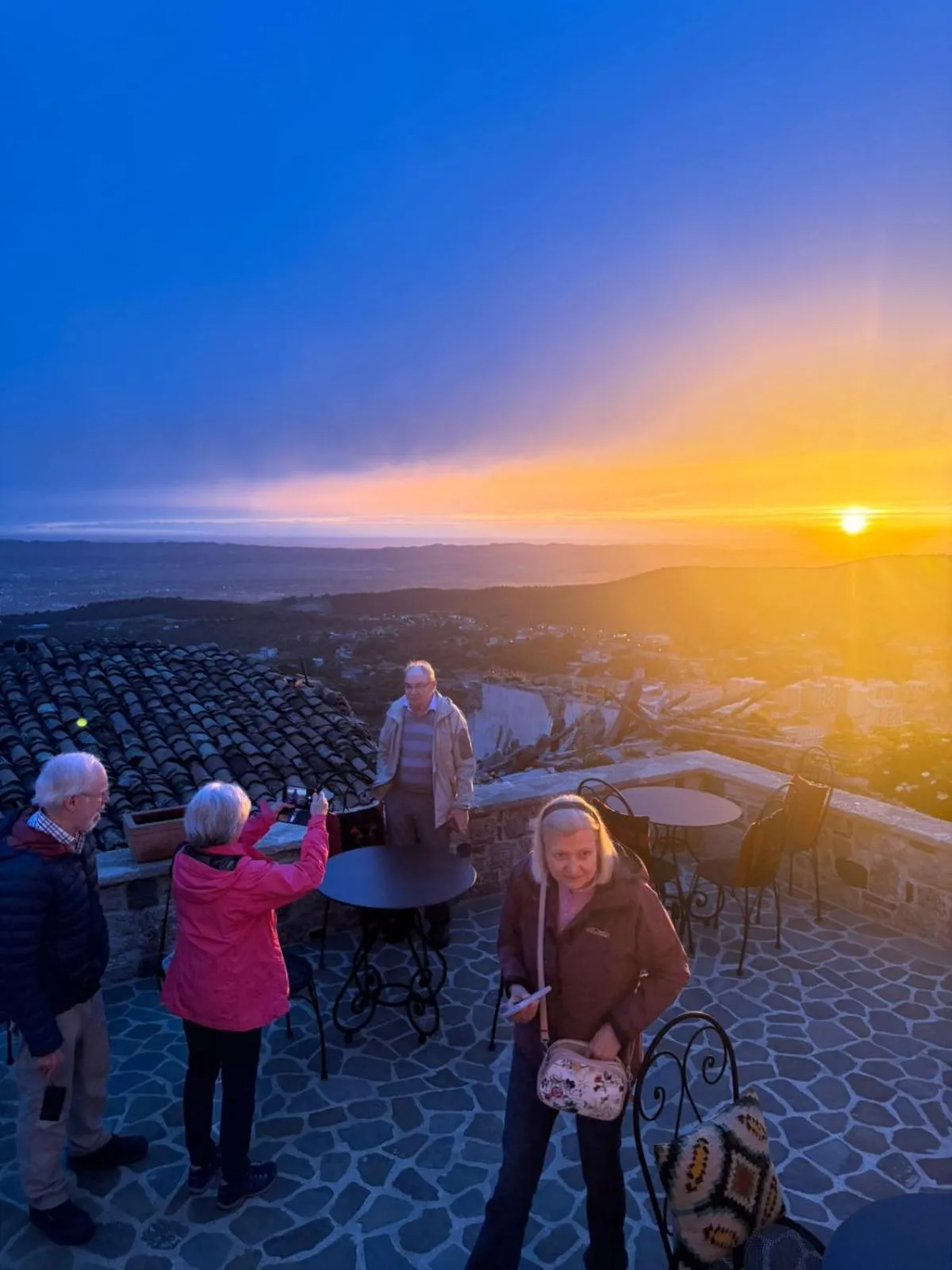 Balcony/Terrace in Kruja Albergo Diffuso , Inside Kruja Castle
