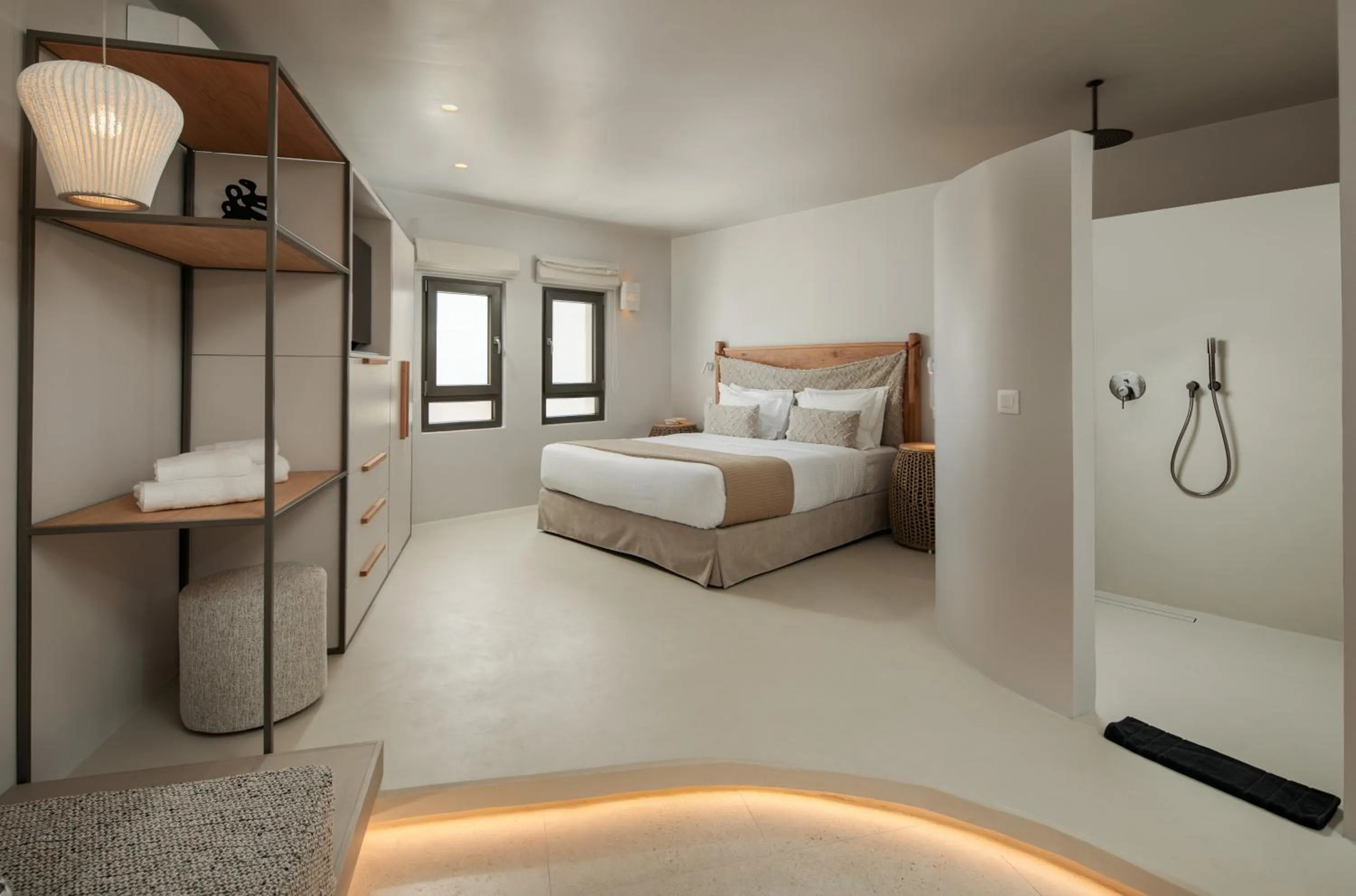 Shower, Bed in Anapollo Boutique Hotel Adults Only