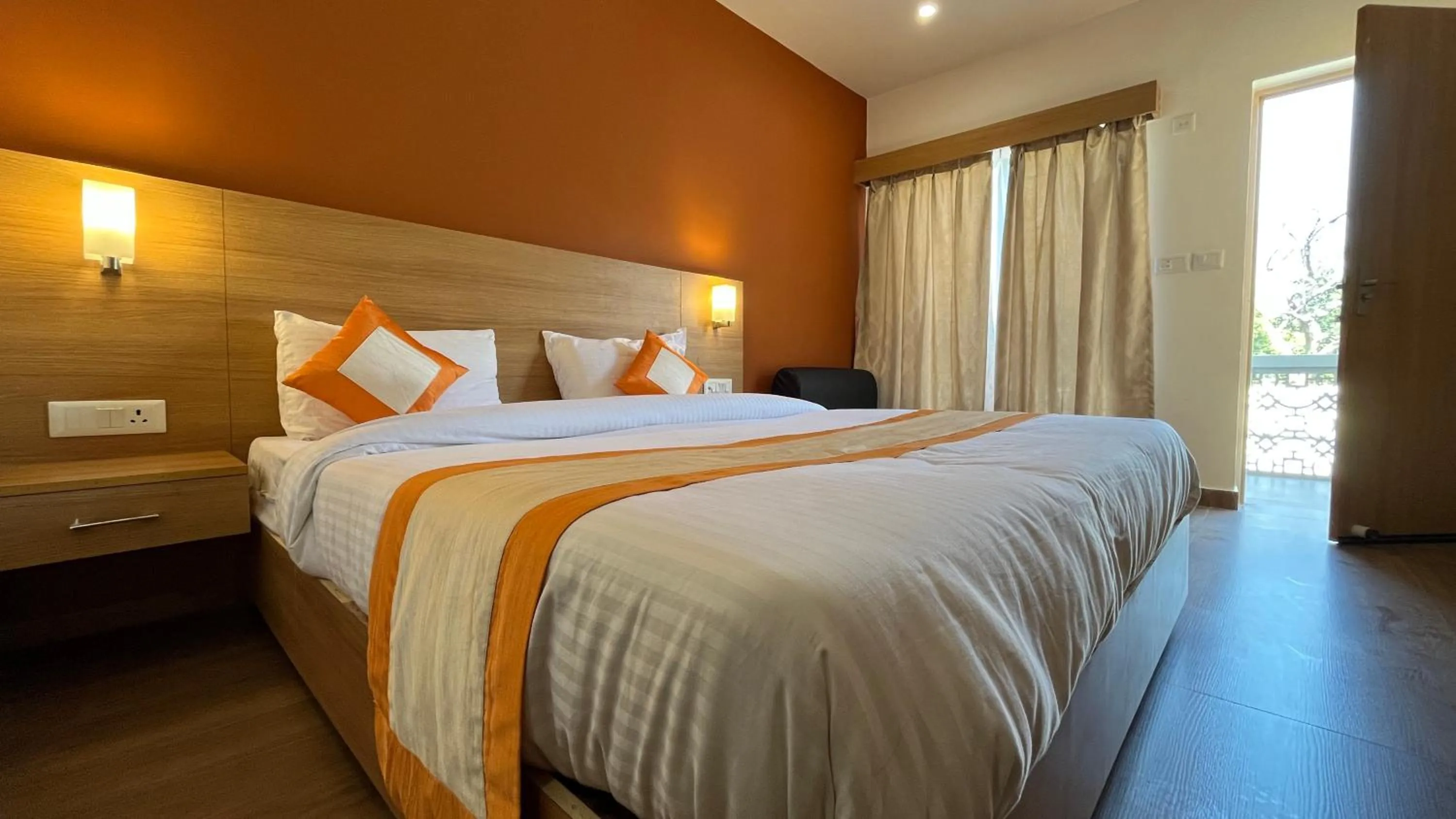 Bed in Hotel The Bundela - Khajuraho, Madhya Pradesh