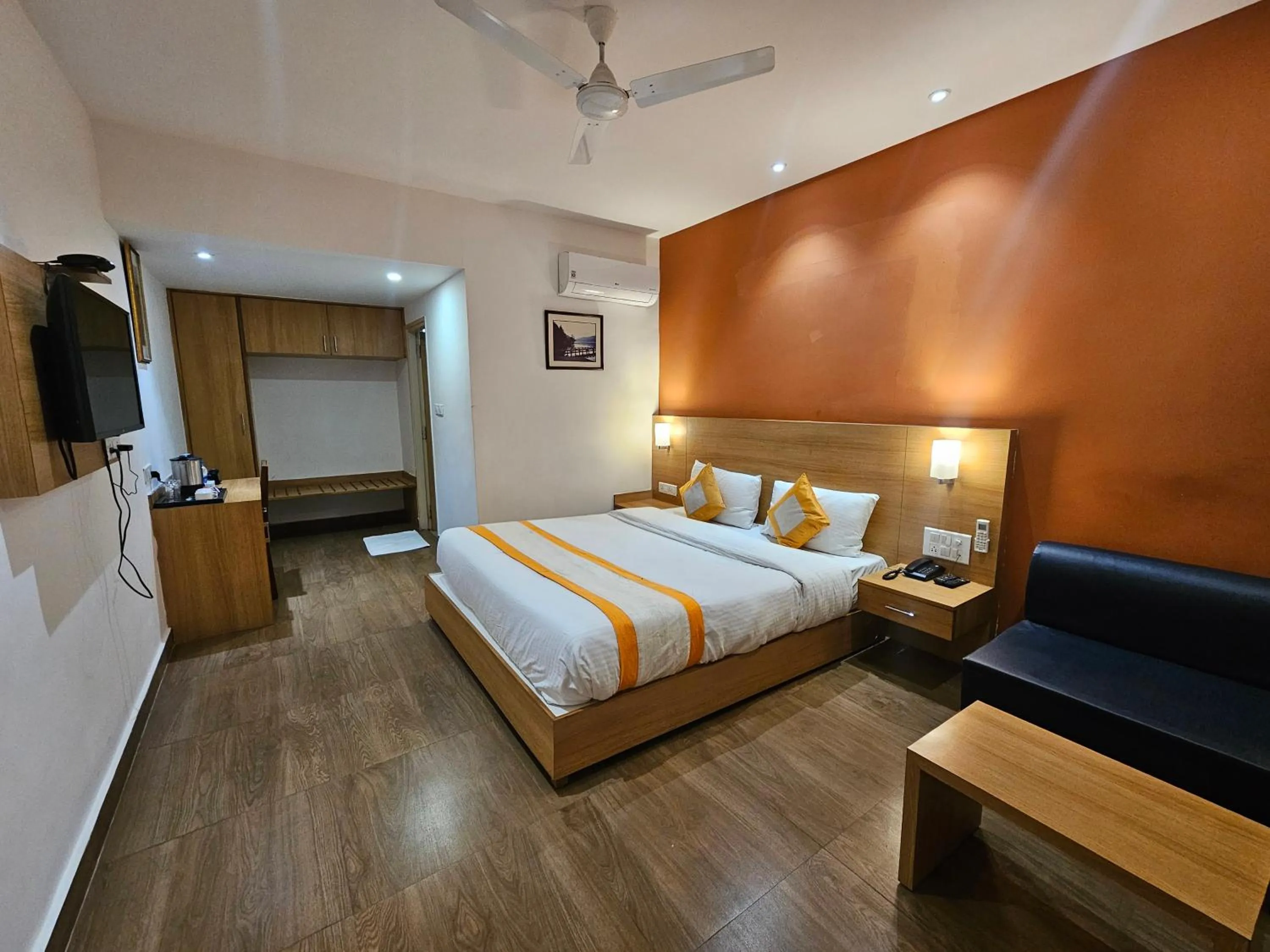 Bed in Hotel The Bundela - Khajuraho, Madhya Pradesh