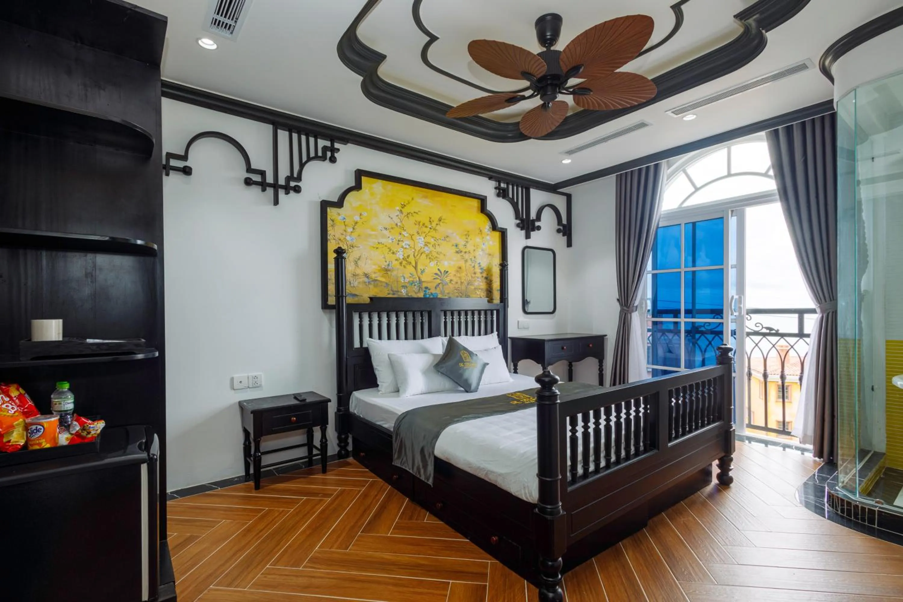 Bed in De Stefano Coffee and Hotel