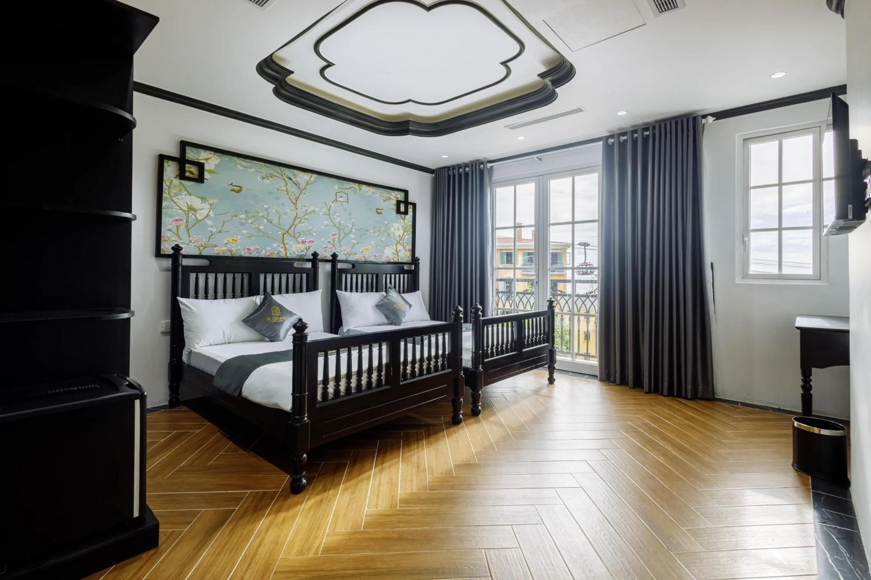 Bed in De Stefano Coffee and Hotel