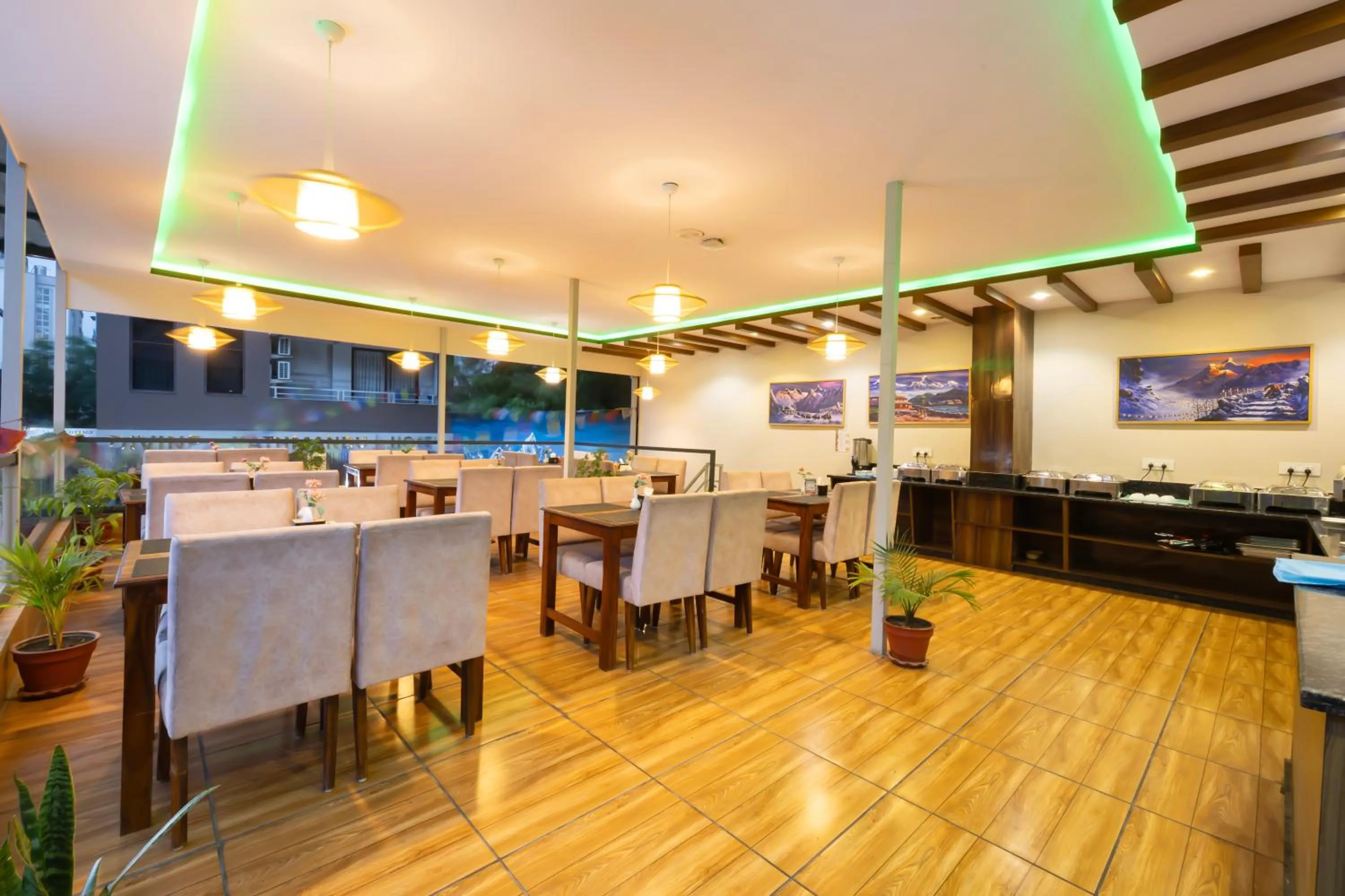 Restaurant/places to eat in Divine Kathmandu Hotel