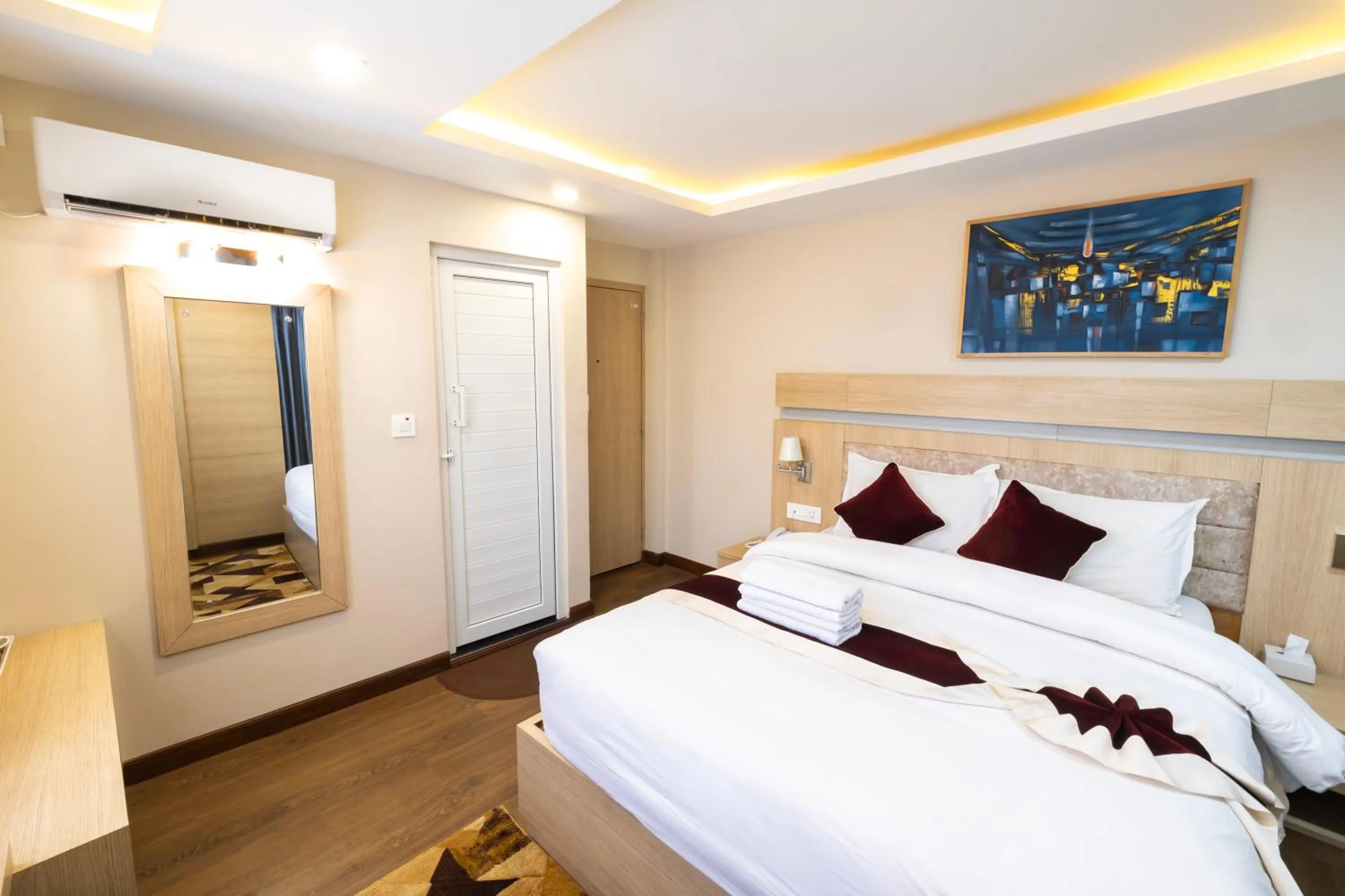 Bedroom, Bed in Divine Kathmandu Hotel