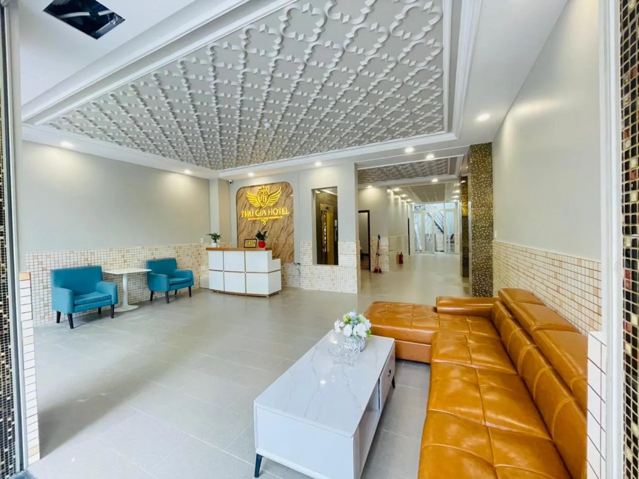 Lobby or reception in Phú Gia Hotel