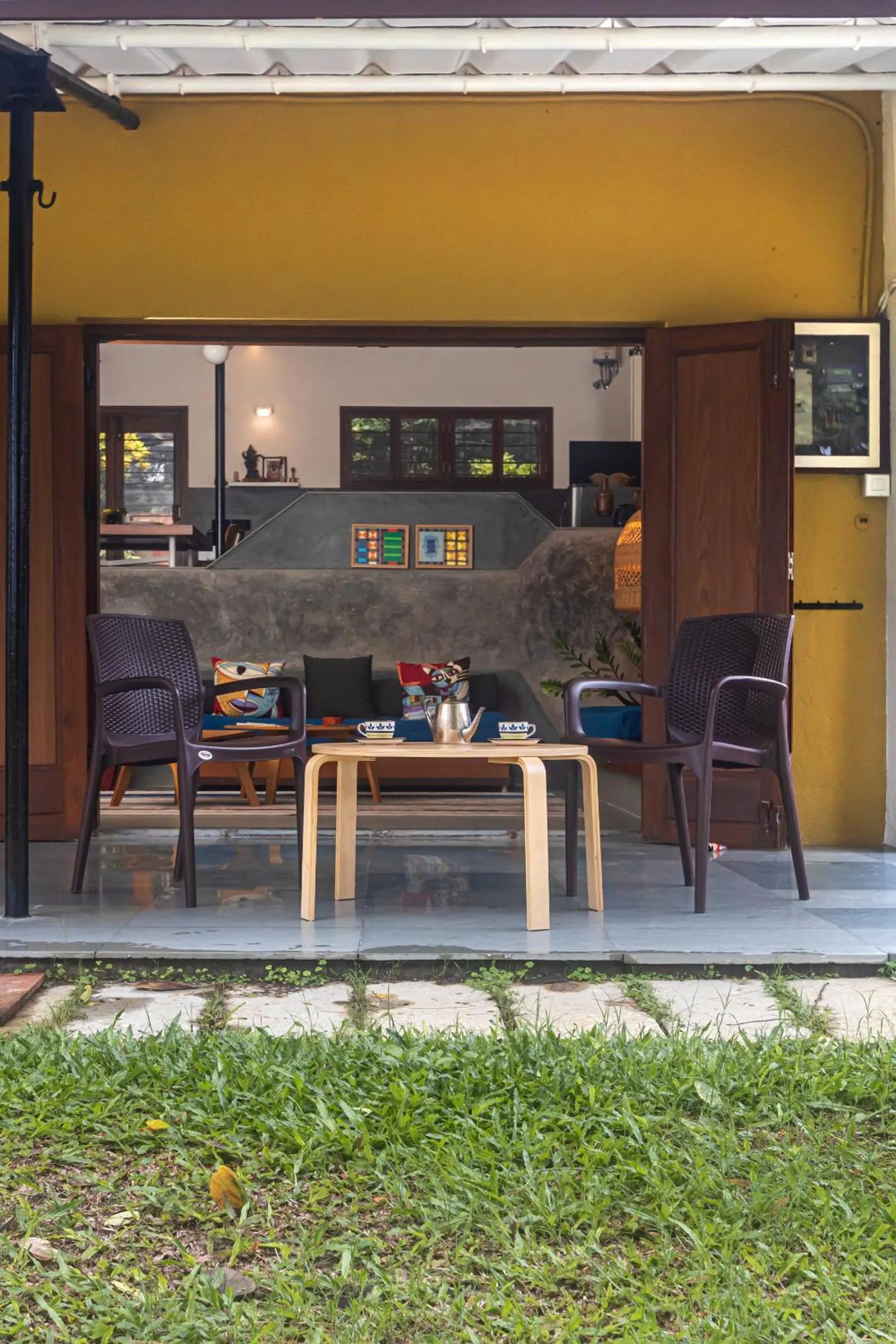 SaffronStays Artica - Rustic twin cottages with verandahs & gardens offering a rural Lonavala experience