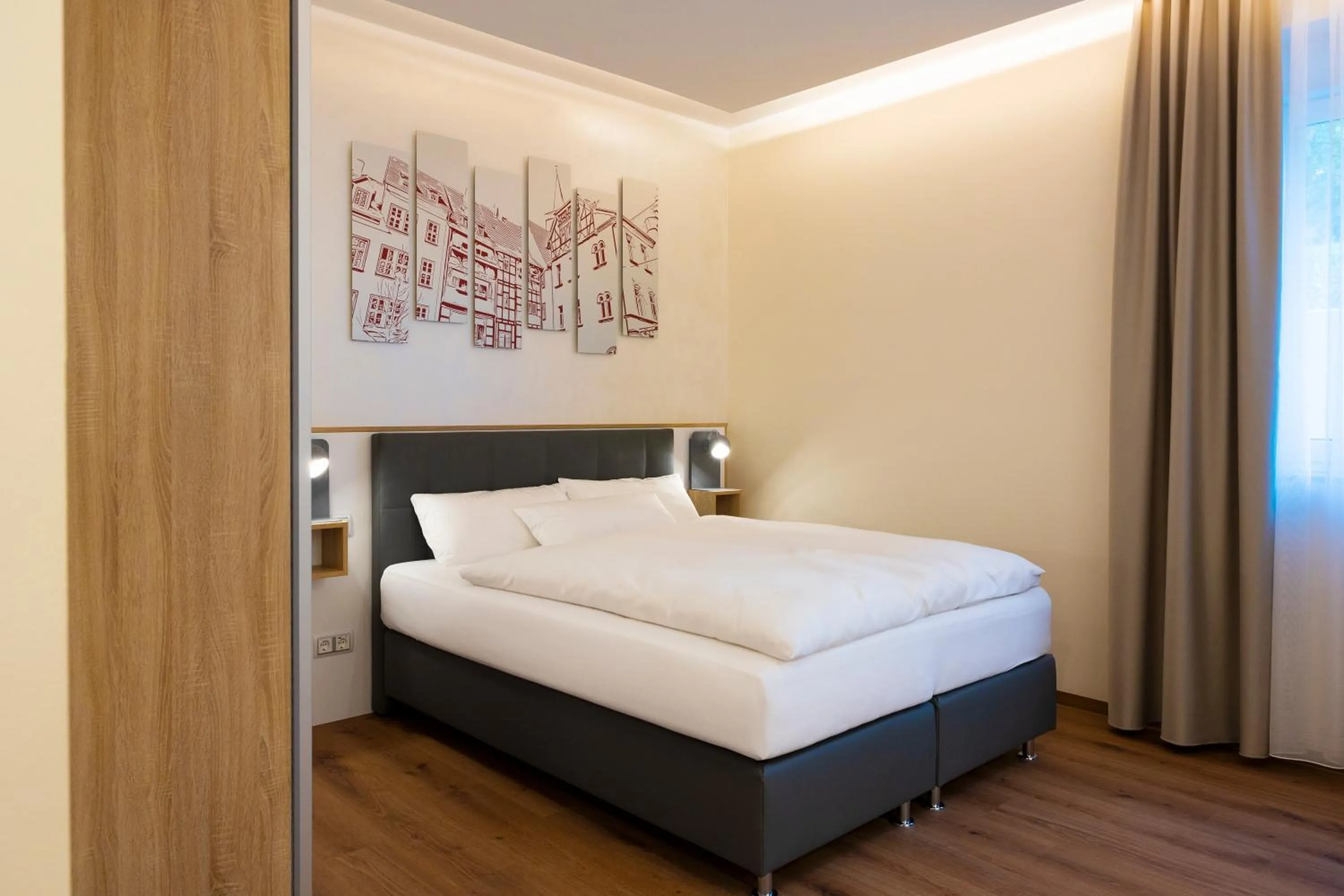 Bed in Hotel am Waldkasino