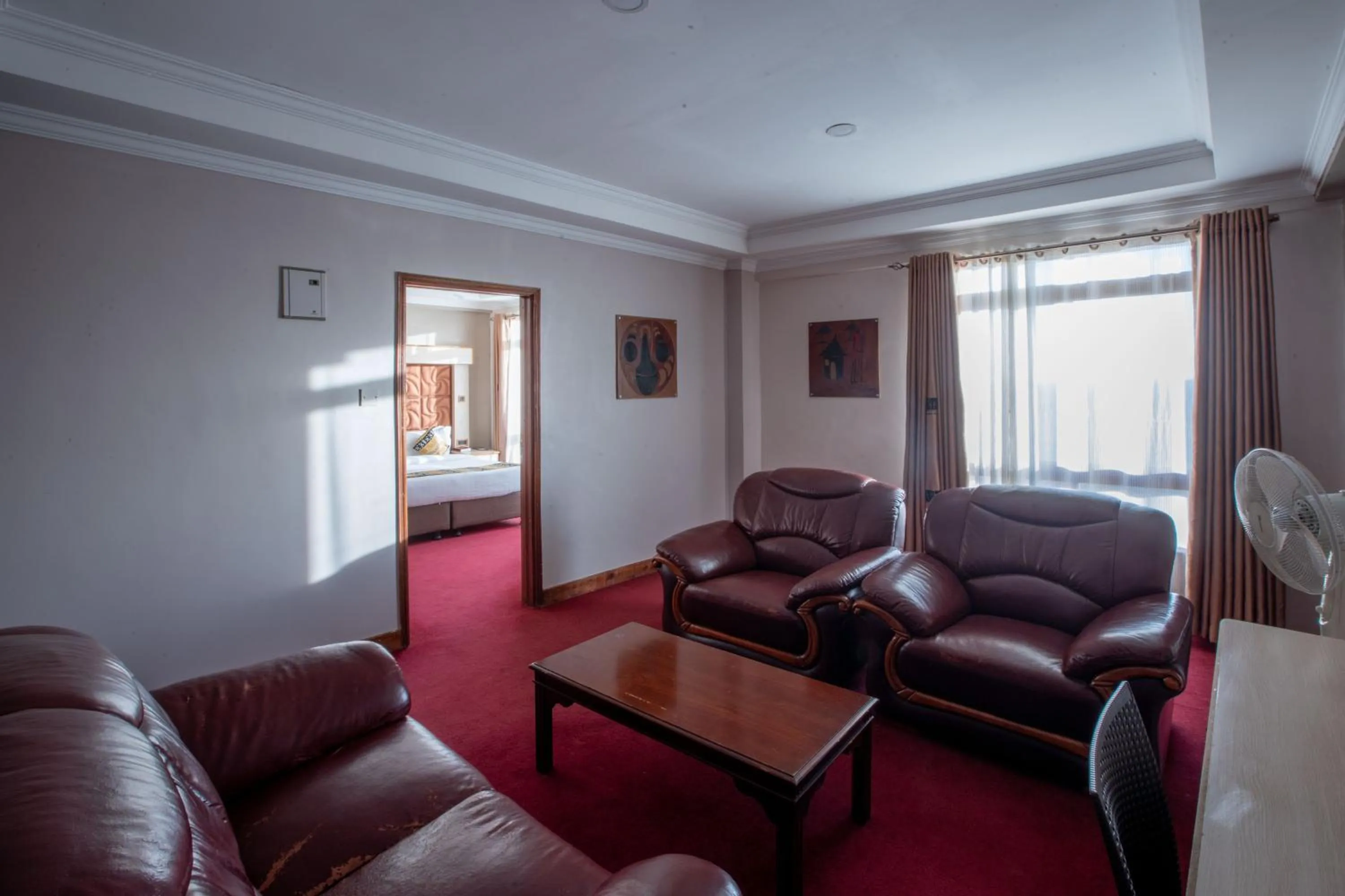 Seating area in The Luke Hotel Cravers Thika