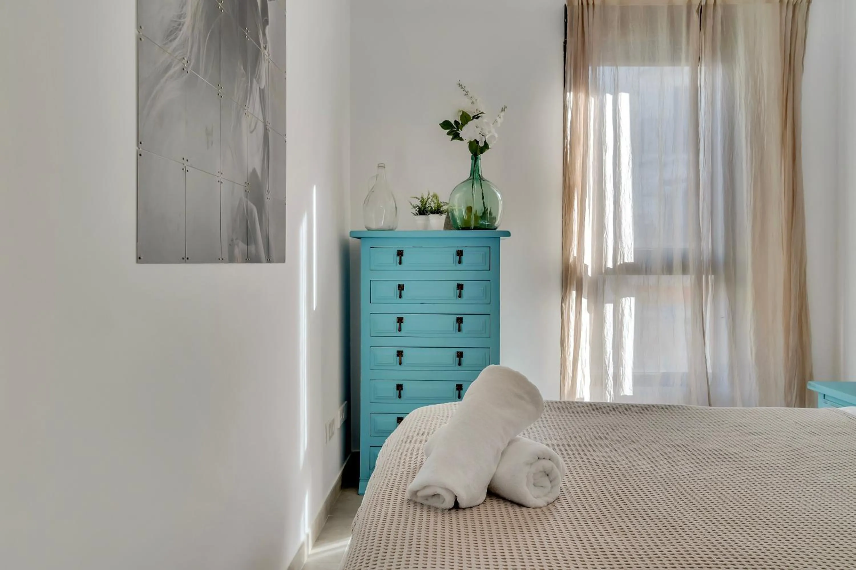 Bed in Las Olas del Mare, 200 meters from the beach