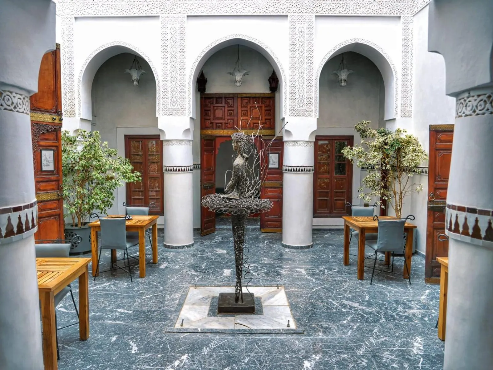 Patio in Palais Aix Kabaj &Spa