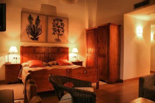 Bed in OLATZEA LANDA HOTELA