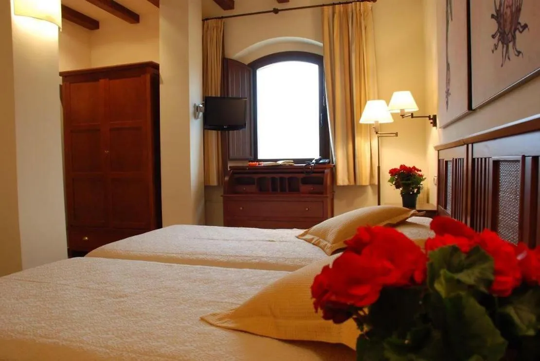 Bed in OLATZEA LANDA HOTELA