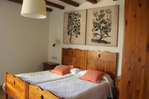 Bed in OLATZEA LANDA HOTELA