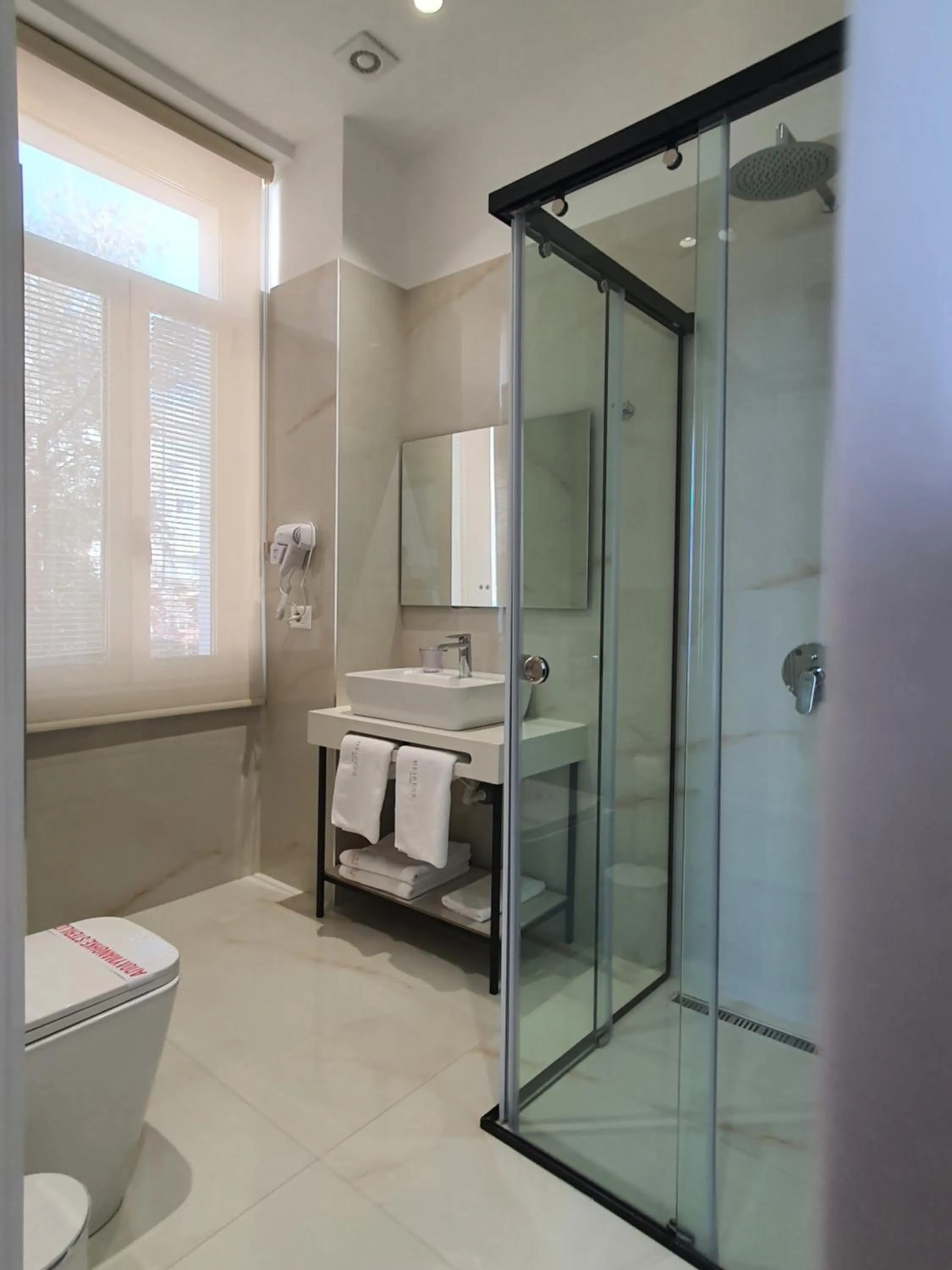 Shower in HEIRESS Hotel