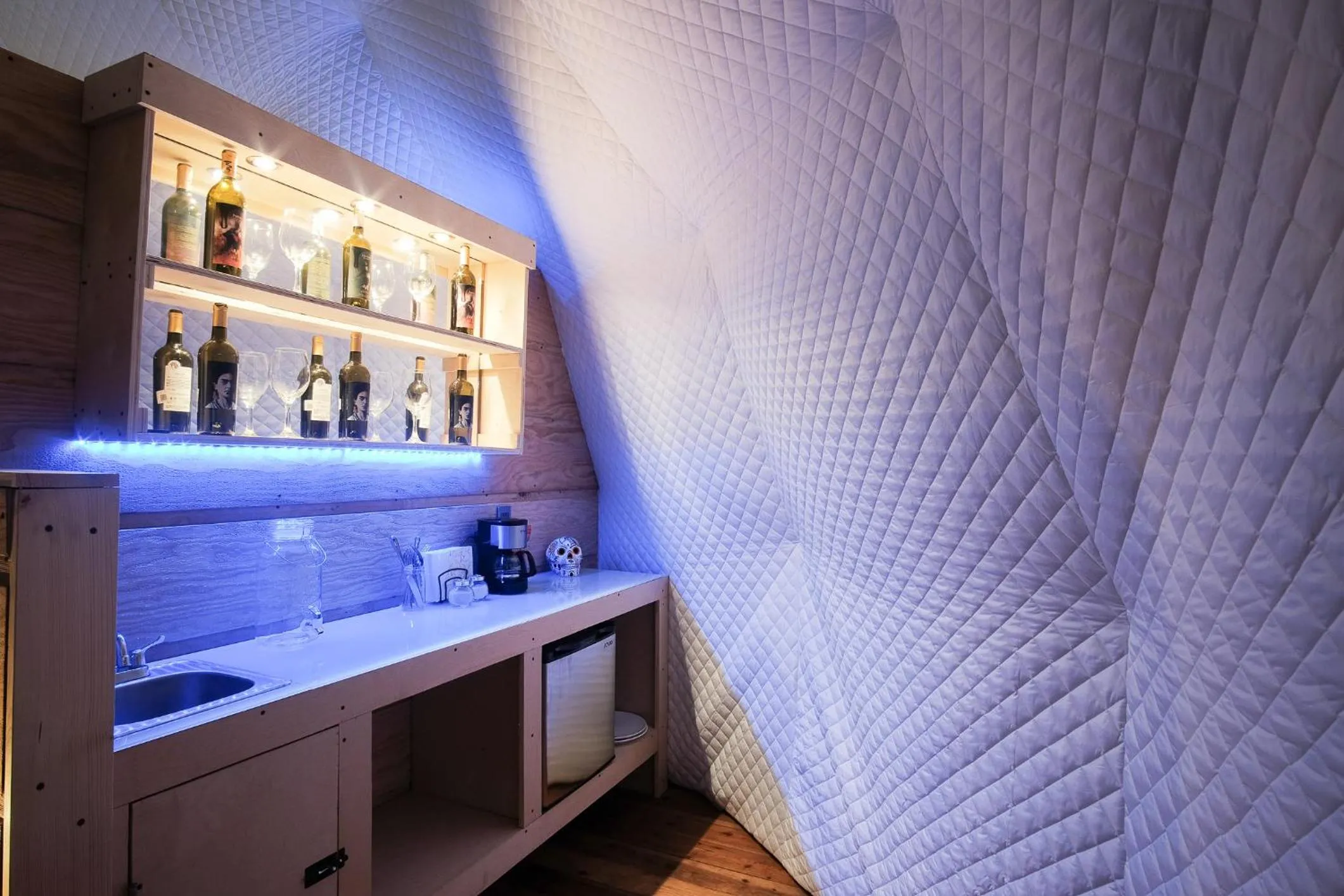 Kitchen or kitchenette in Casa Domo Glamping by BajaHomeStays