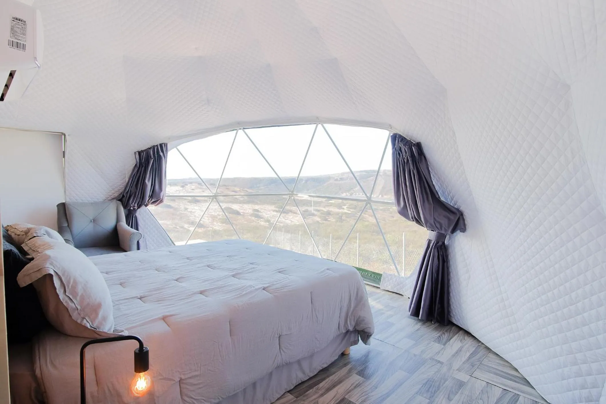 Bed in Casa Domo Glamping by BajaHomeStays