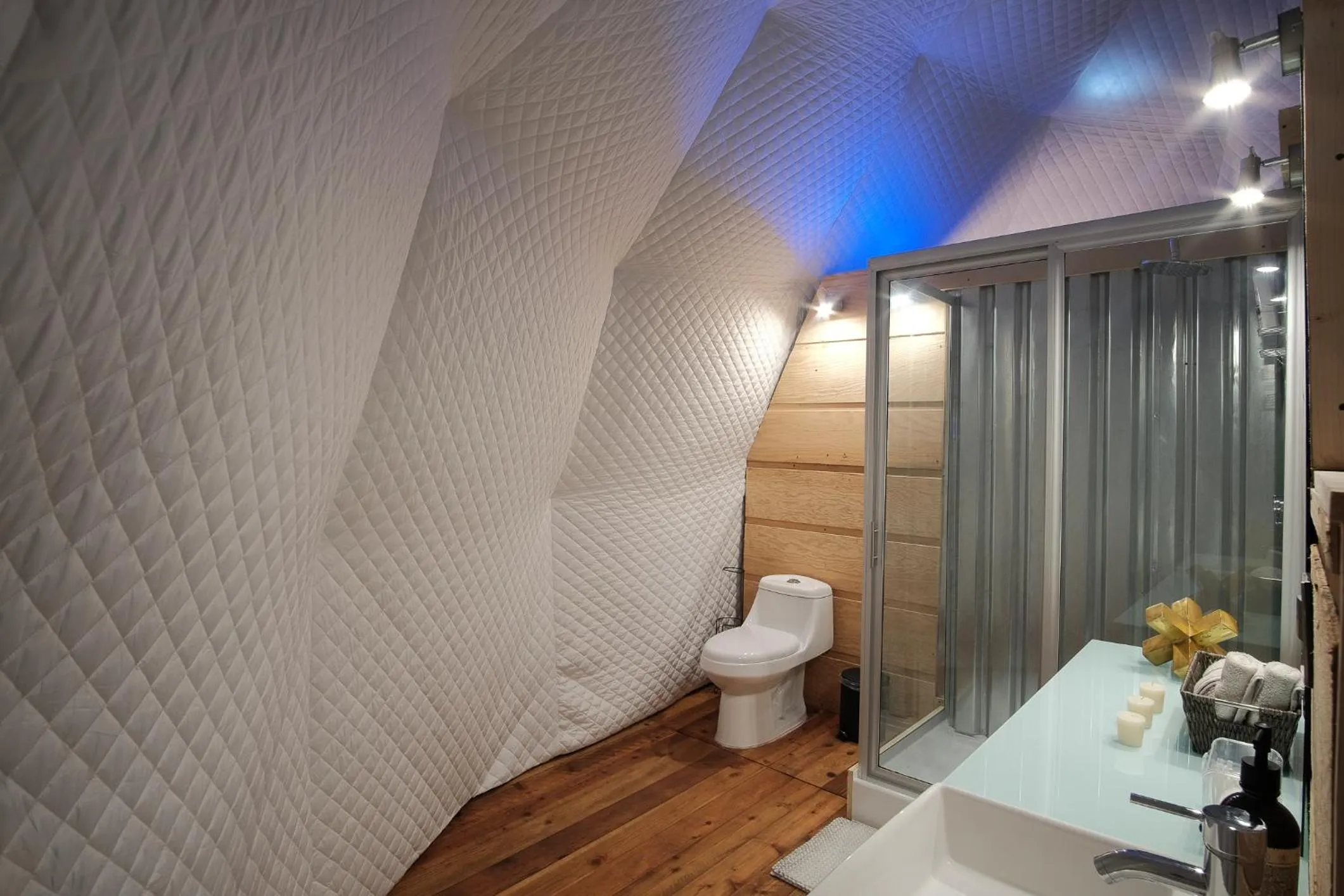 Shower in Casa Domo Glamping by BajaHomeStays