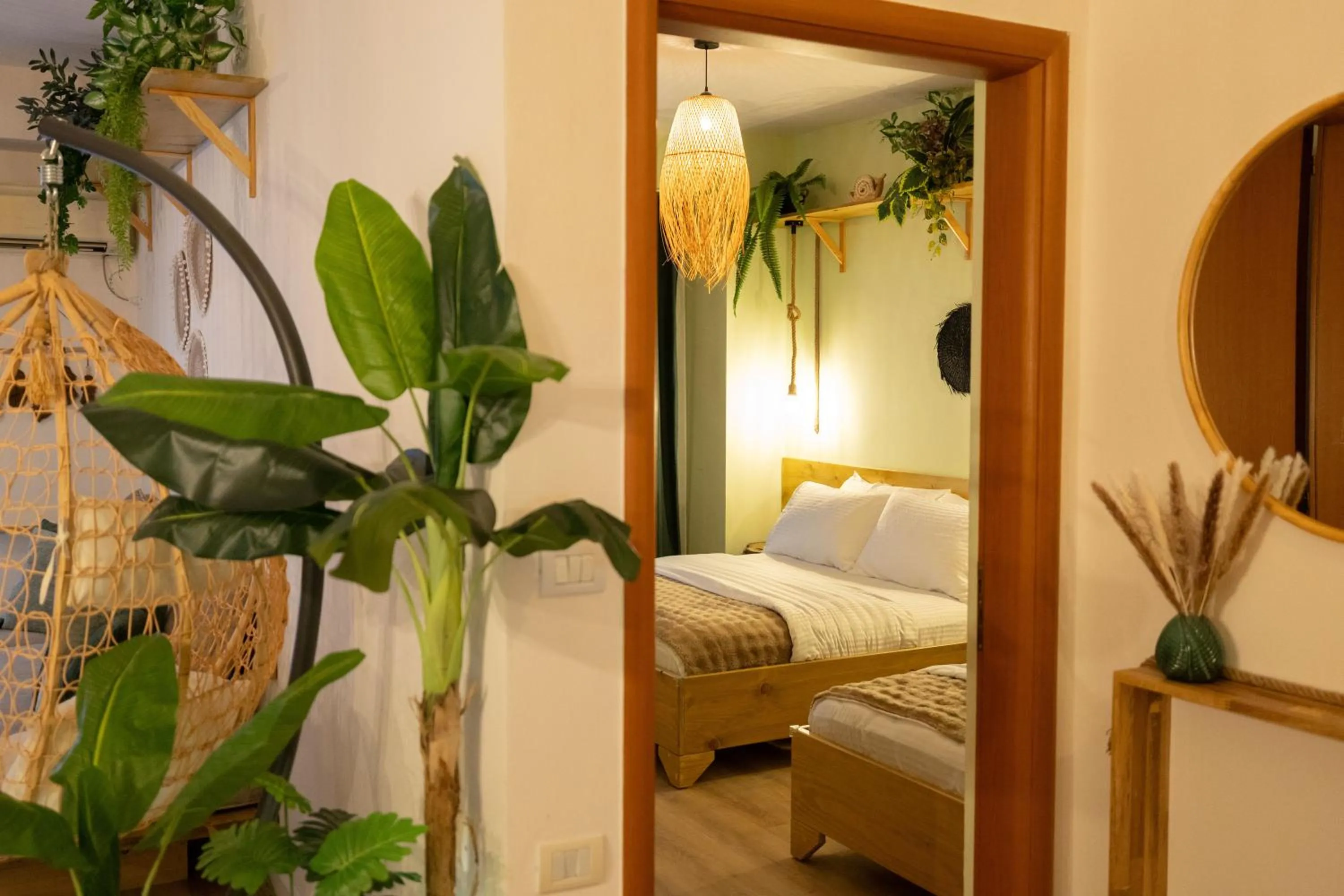 View (from property/room), Bed in Boho Central Apartment