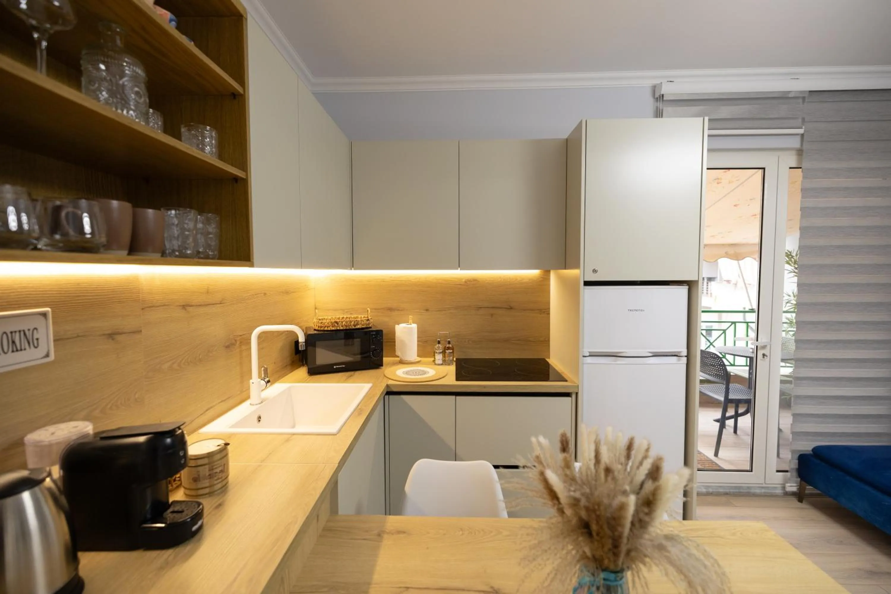 kitchen in Boho Central Apartment