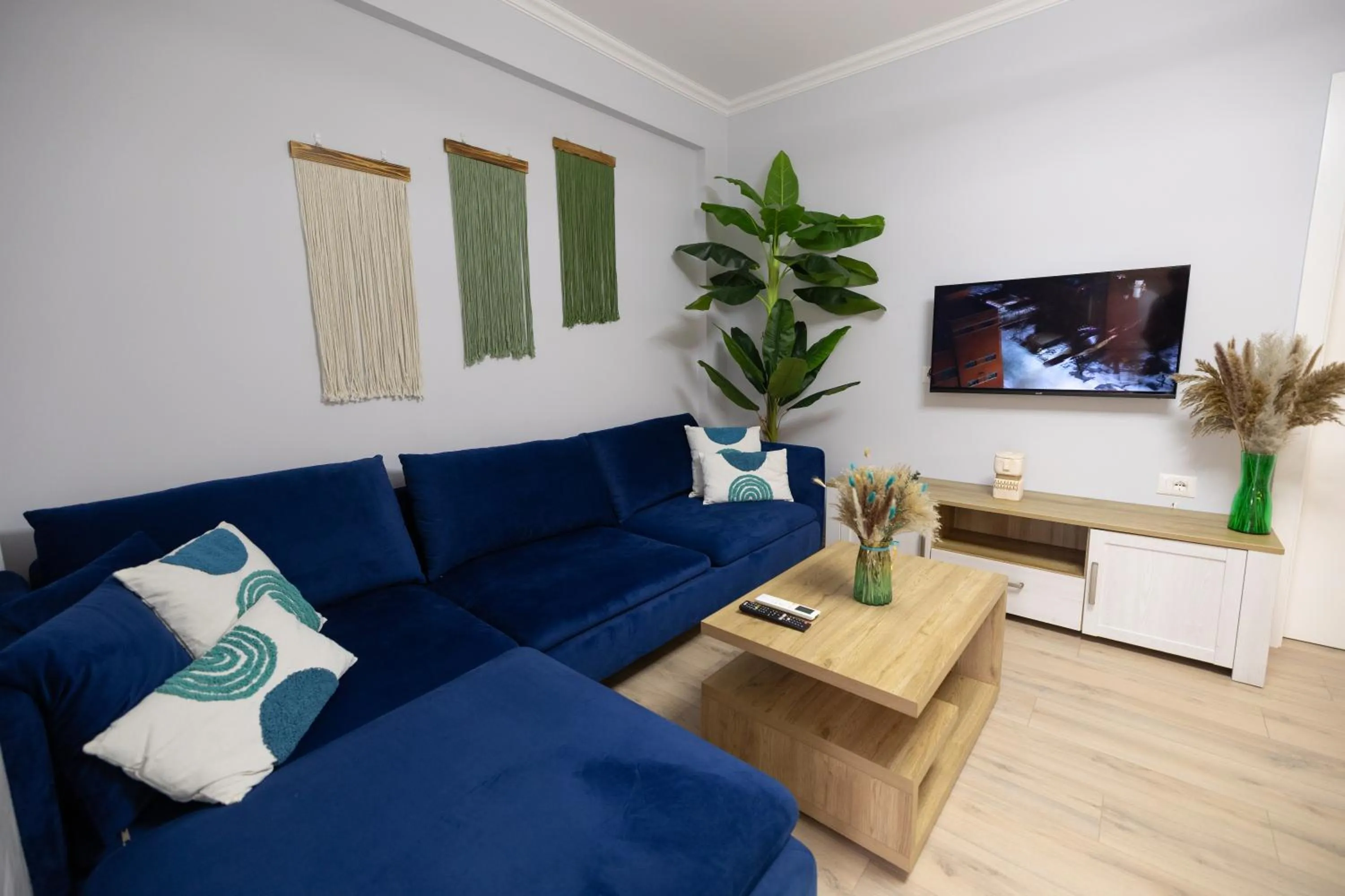 Living room in Boho Central Apartment