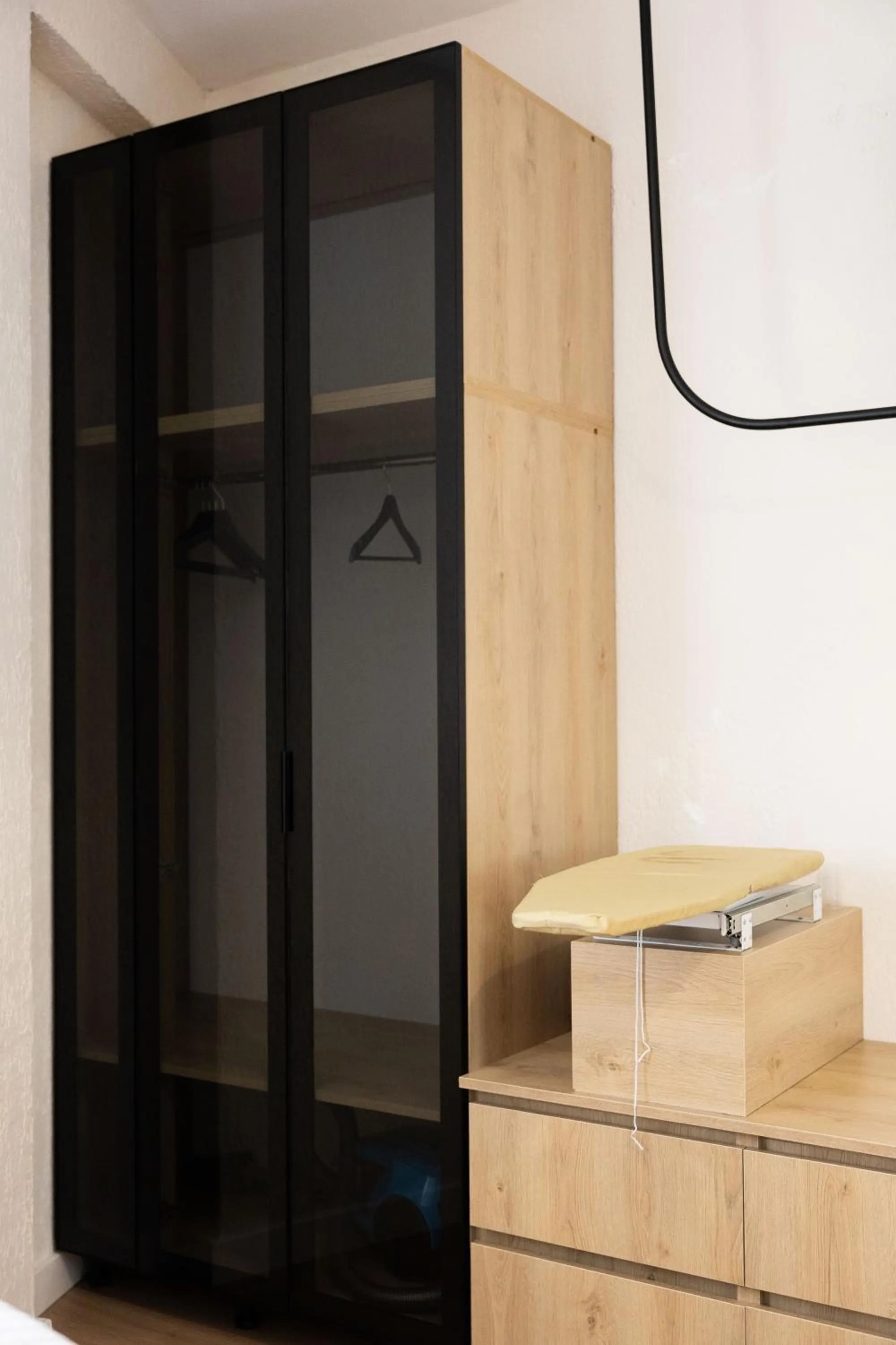 wardrobe in Boho Central Apartment