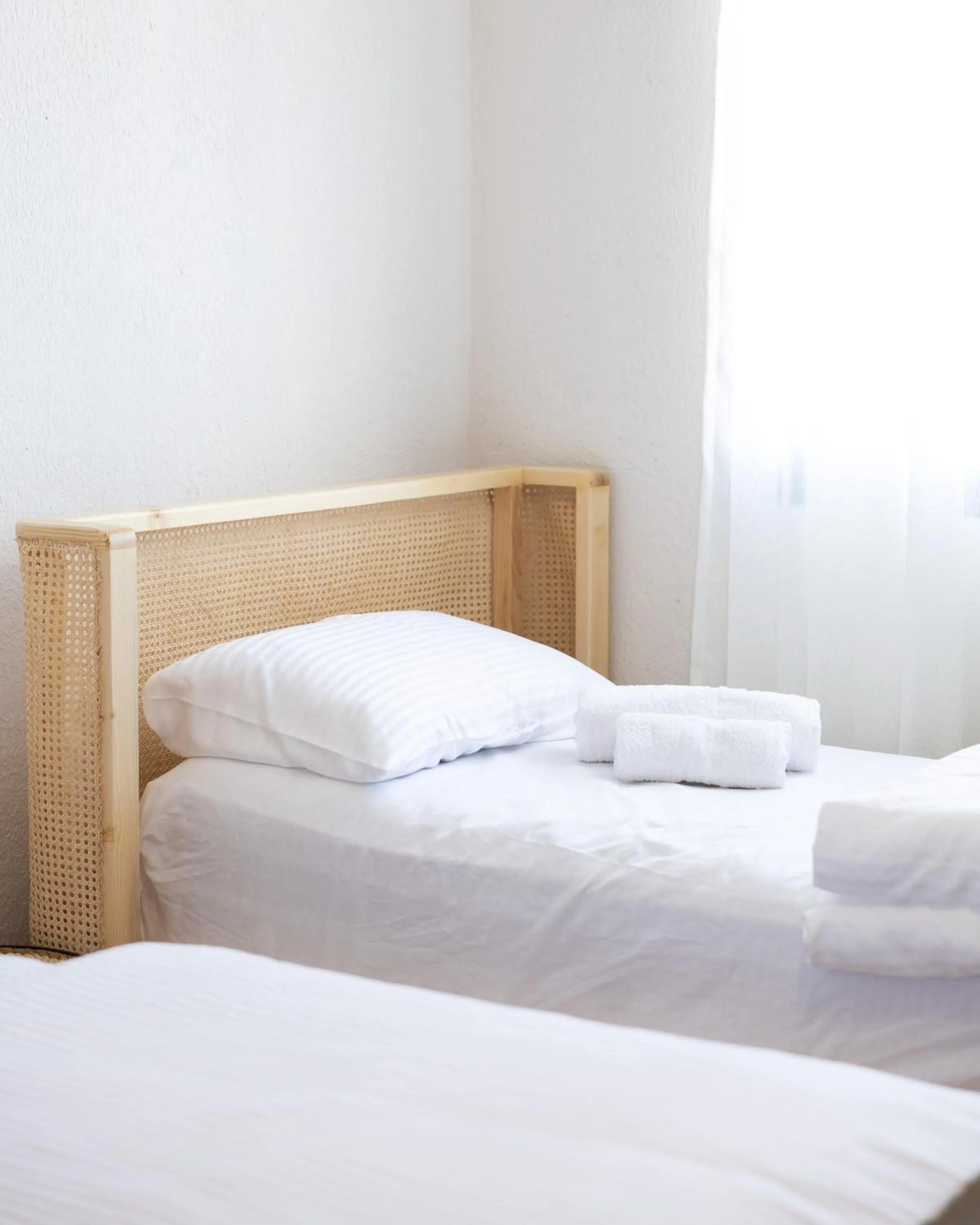 Bed in Boho Central Apartment