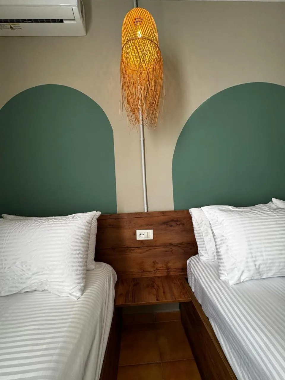 Bed in Boho Central Apartment