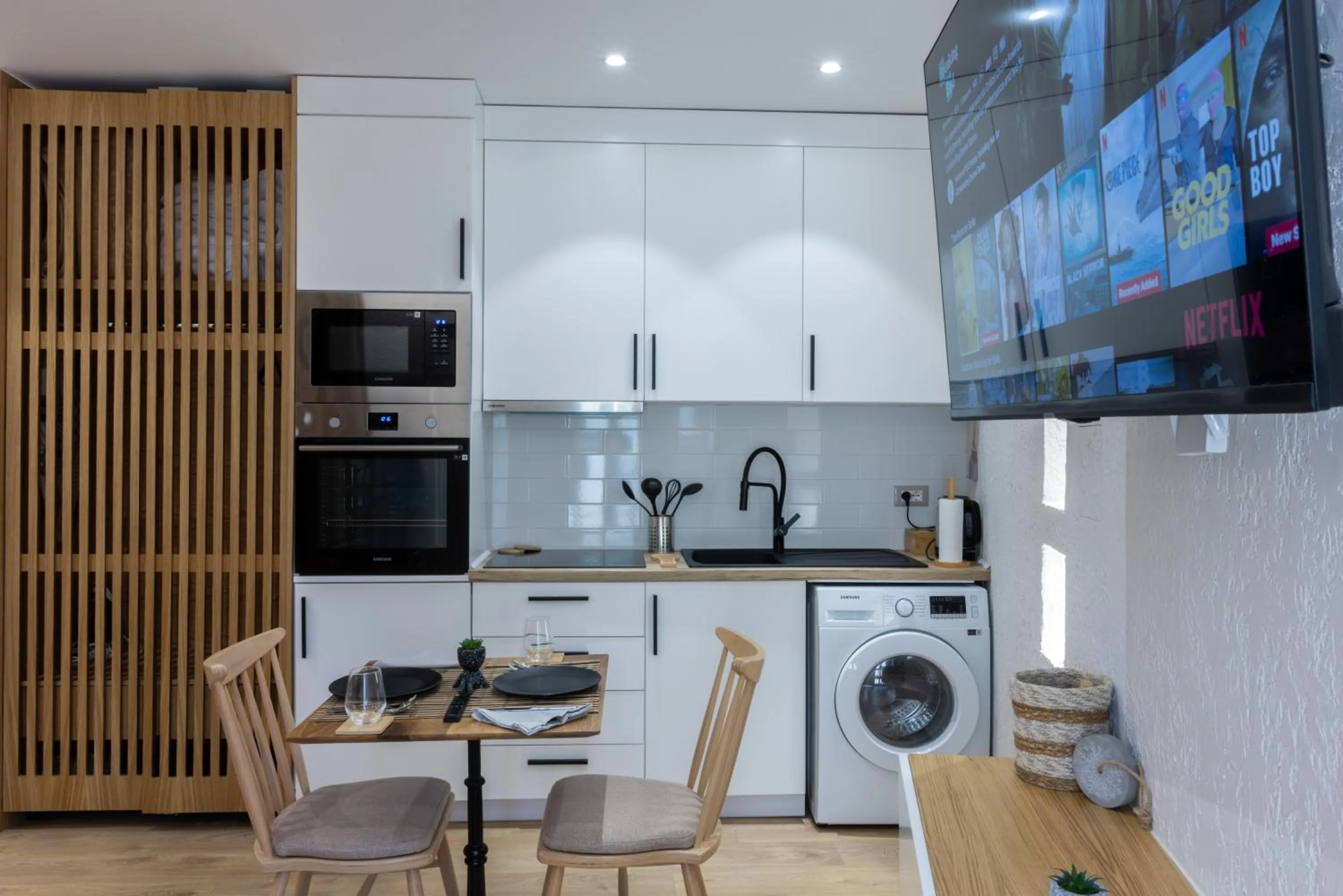Living room in Boho Central Apartment