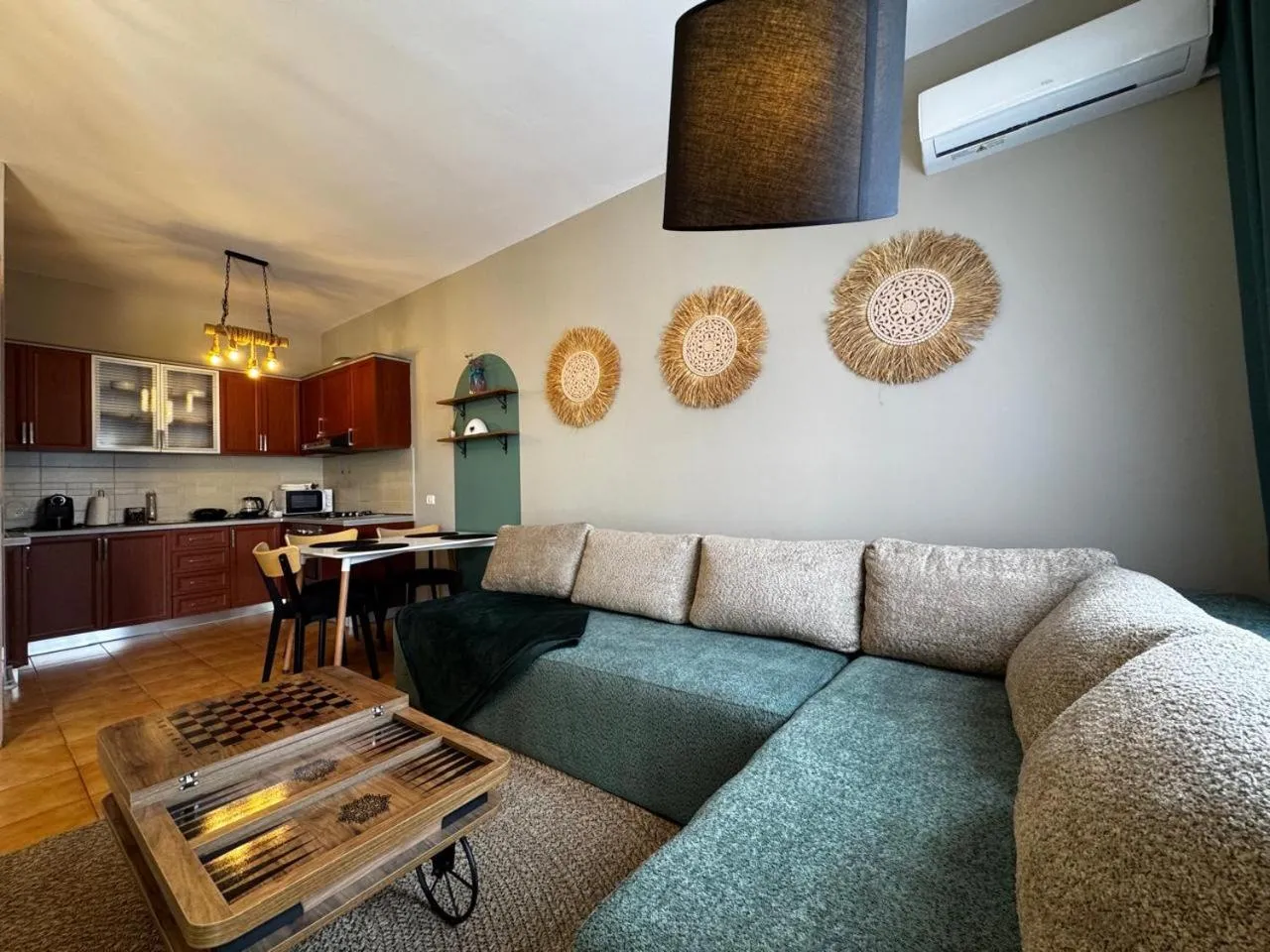 Living room in Boho Central Apartment