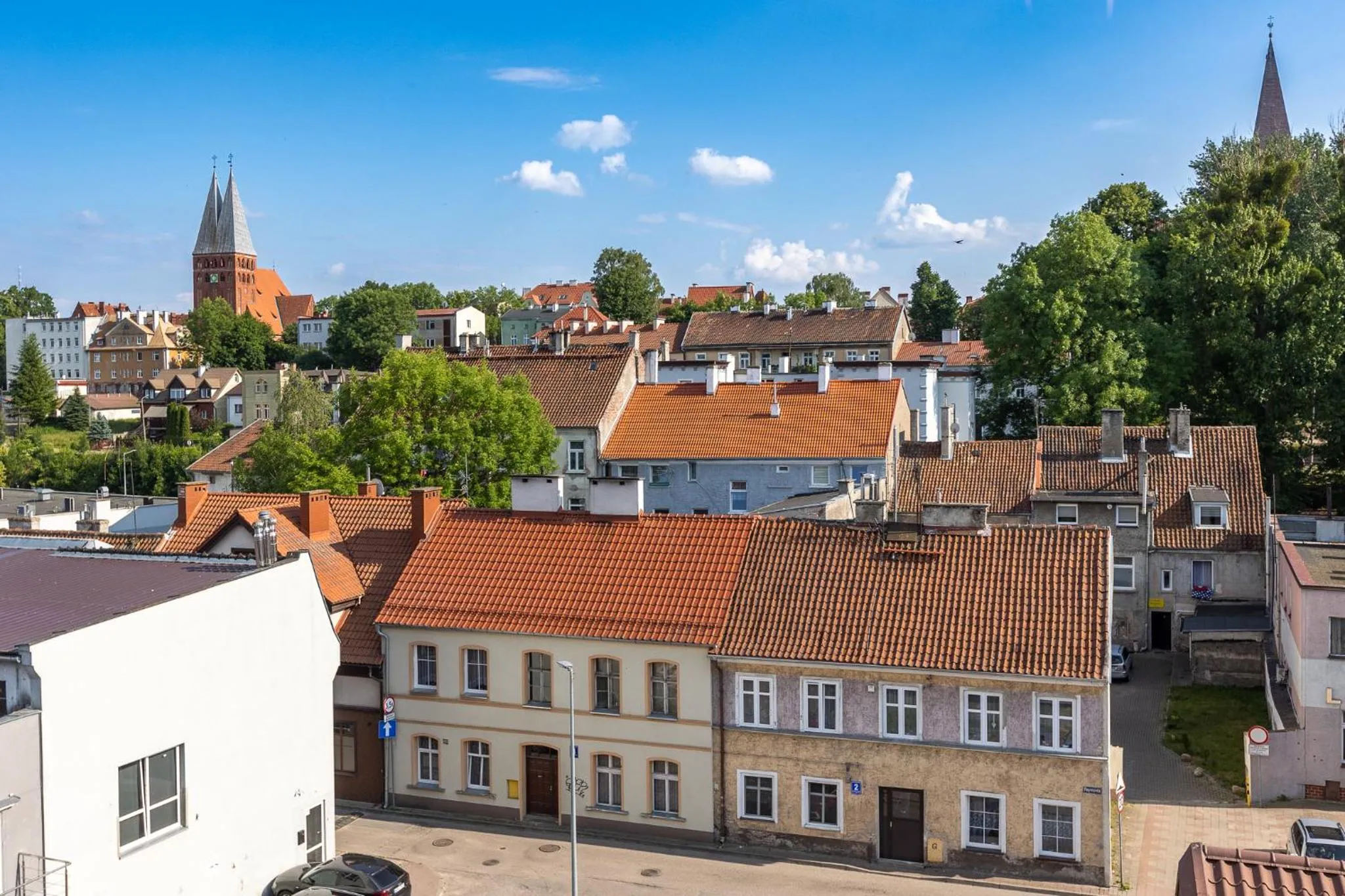 Ostróda City Center Top floor lake view & balcony apartment