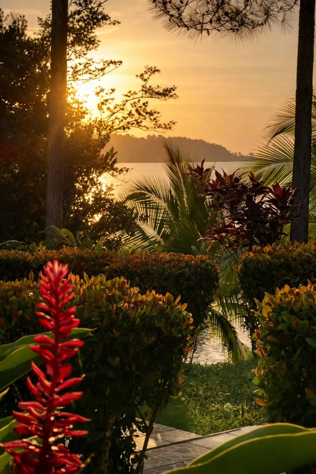 Property building in Akwaba Lodge Island Boutique Hotel