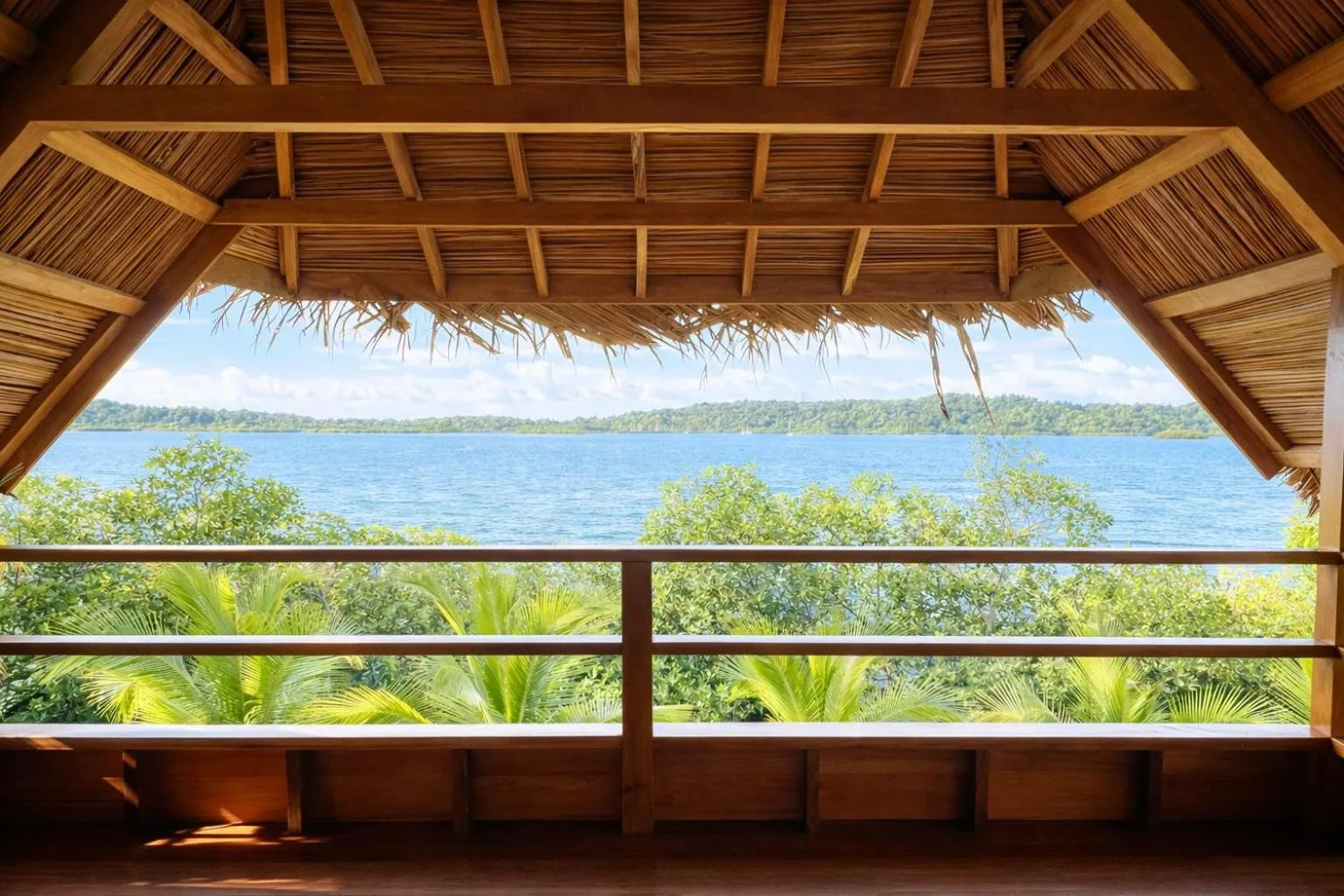 Balcony/Terrace in Akwaba Lodge Island Boutique Hotel