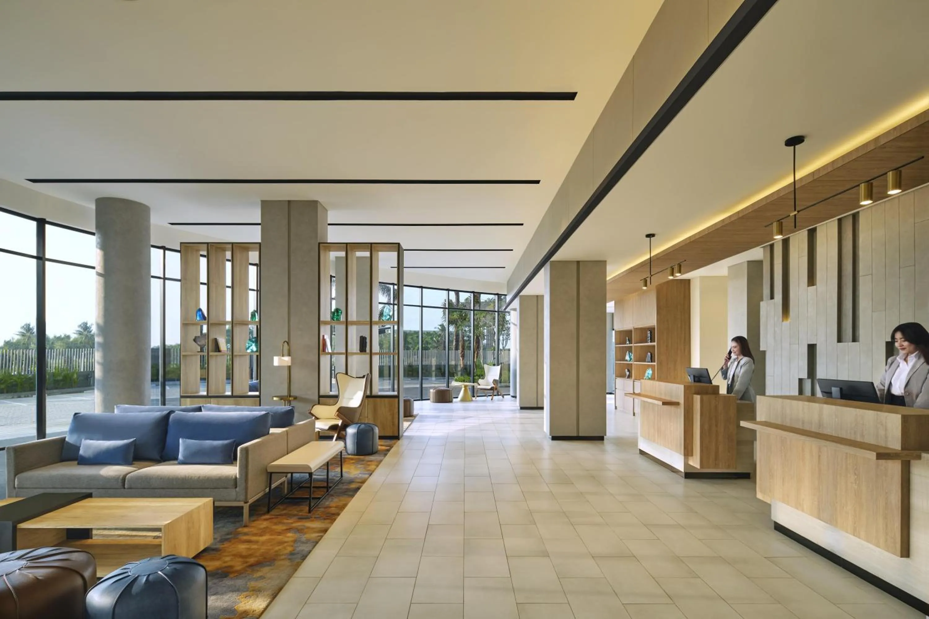 Lobby or reception in Fairfield by Marriott Jakarta Soekarno-Hatta Airport