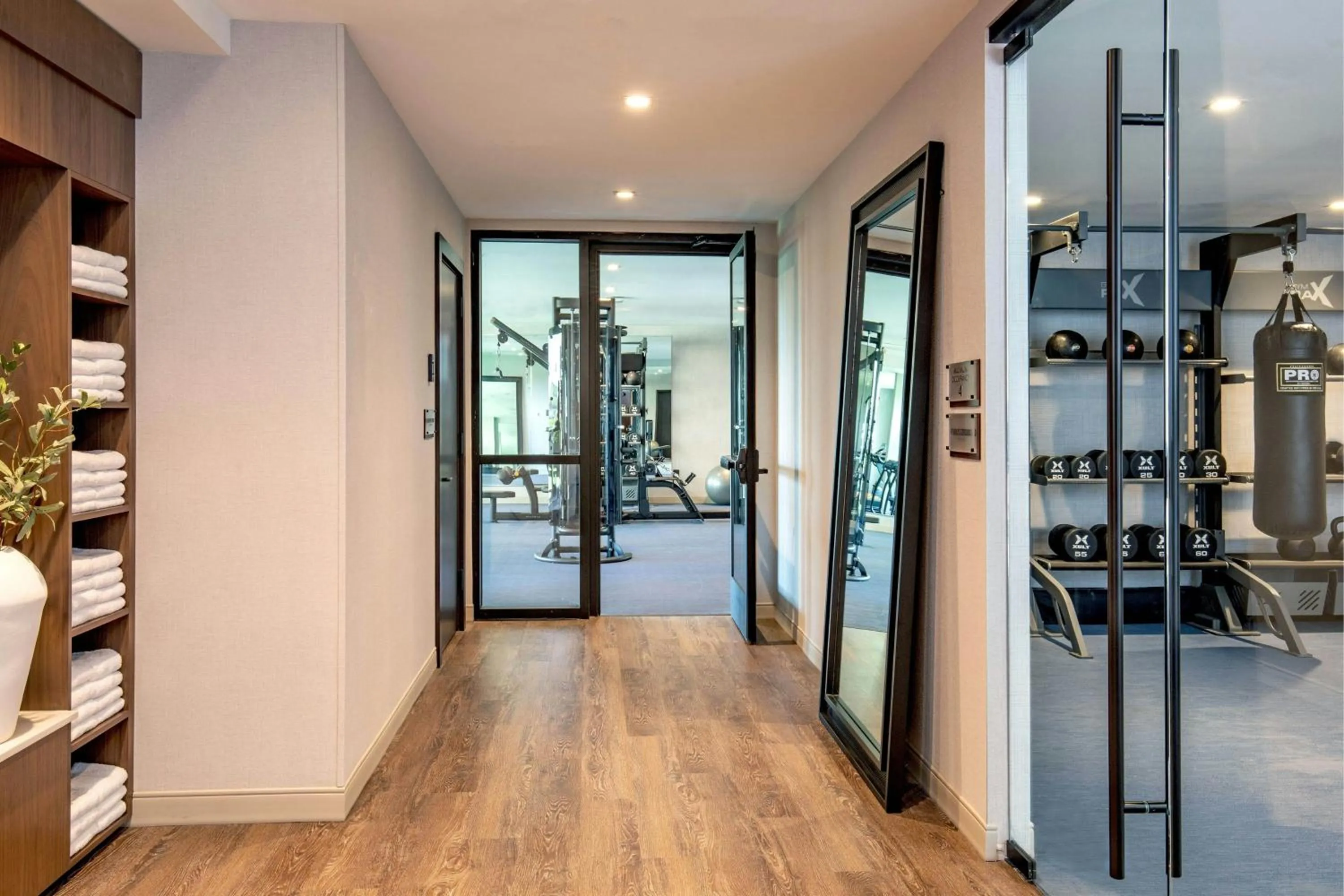 Fitness centre/facilities in The Artisan at Tuscan Village, Salem, NH, a Tribute Portfolio Hotel