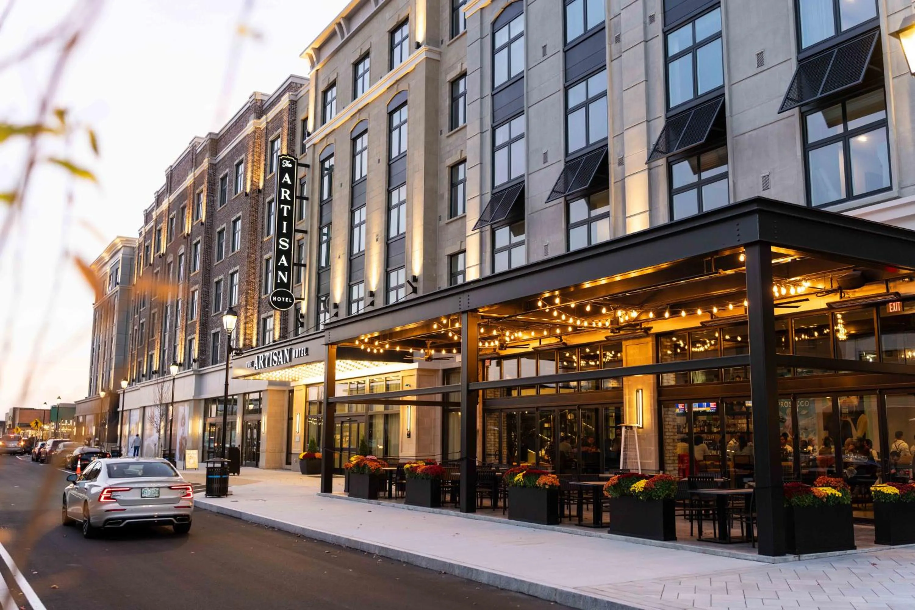 Property building in The Artisan at Tuscan Village, Salem, NH, a Tribute Portfolio Hotel