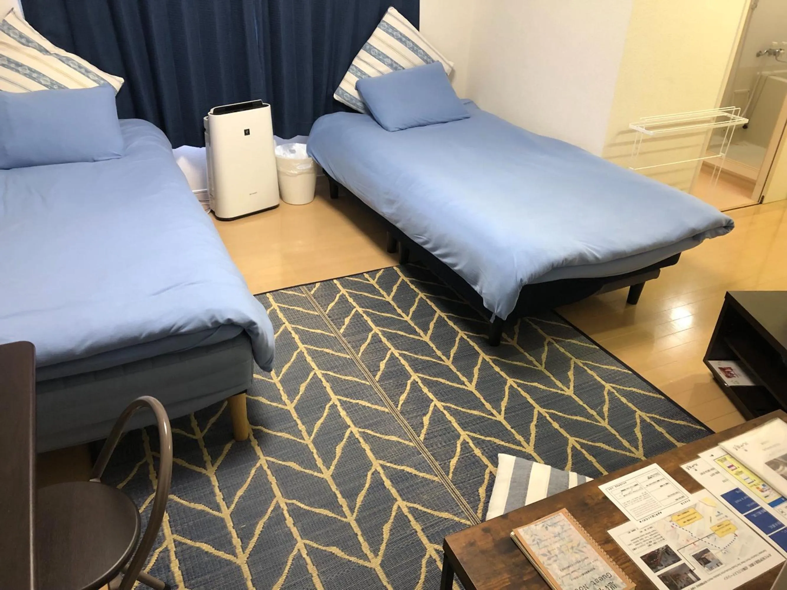 Bed in Oyado Kinokuniya Daikokumachi