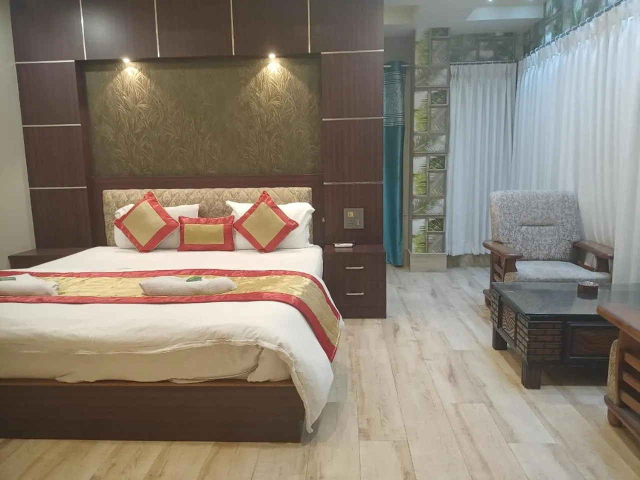 Bed in The Brahmaputra Hotel
