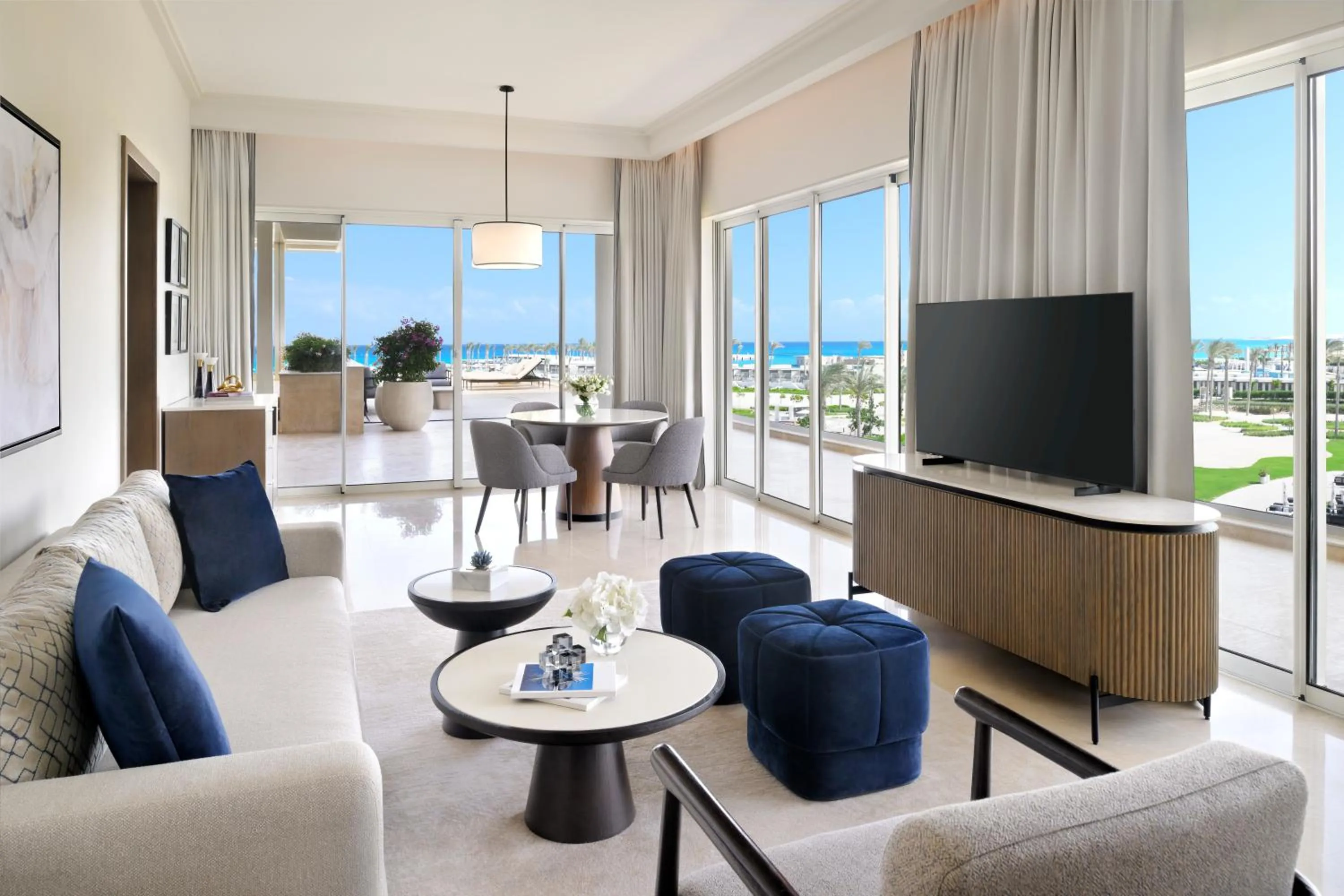 Living room in Address Beach Resort Marassi