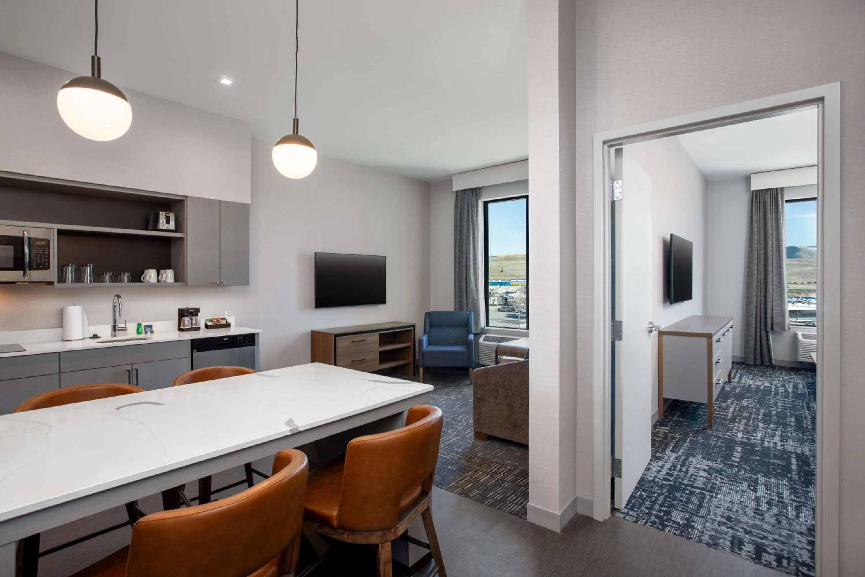 Kitchen or kitchenette in Homewood Suites By Hilton Missoula