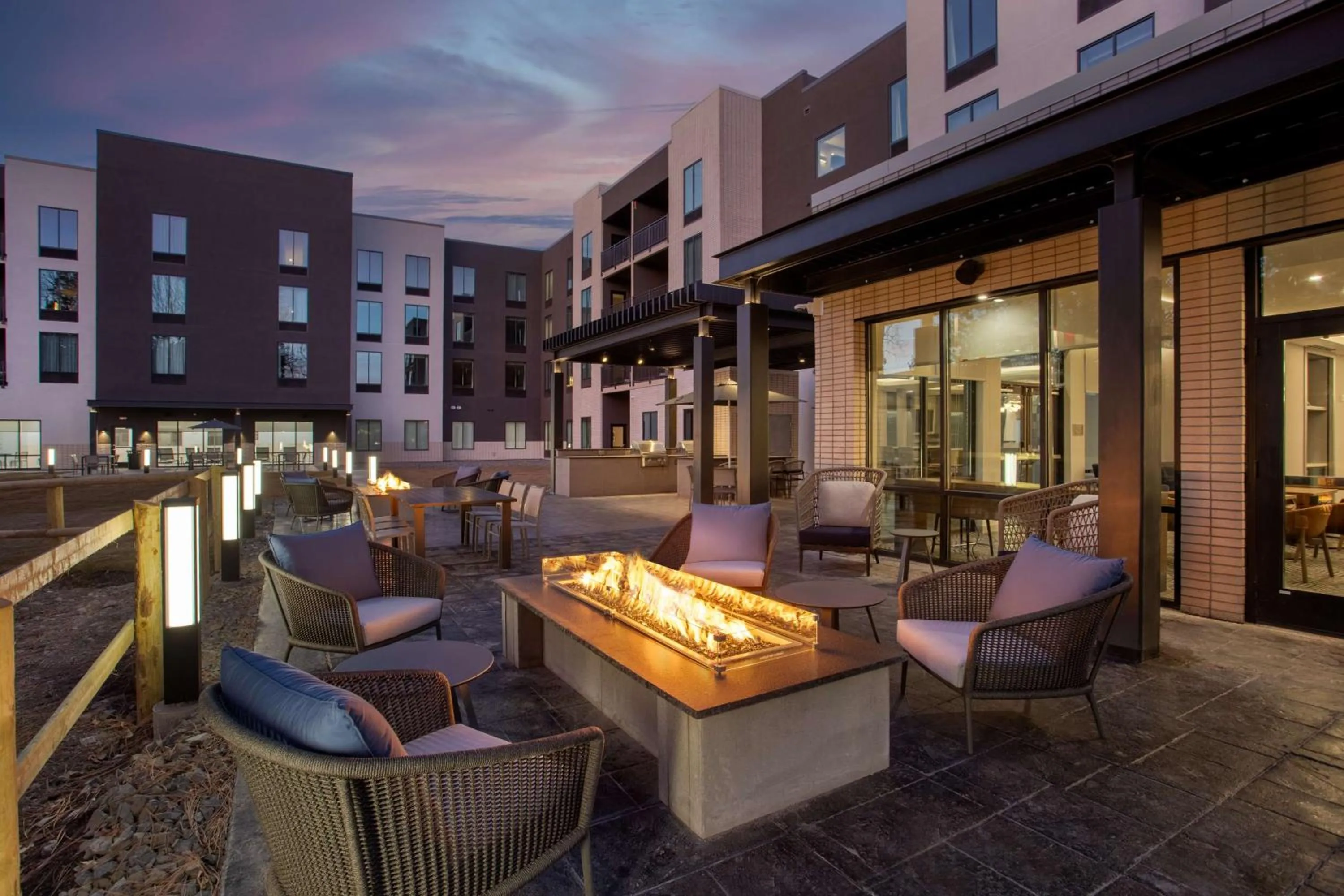 Patio in Homewood Suites By Hilton Missoula