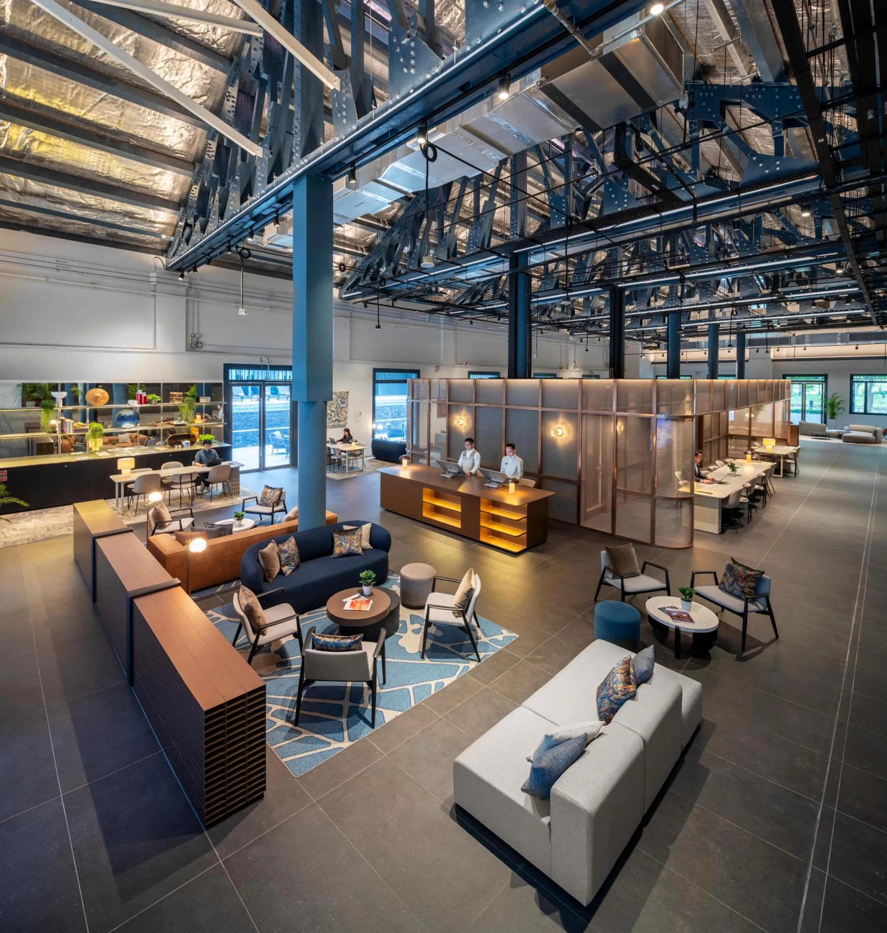 Lobby or reception in Fraser Residence River Promenade, Singapore