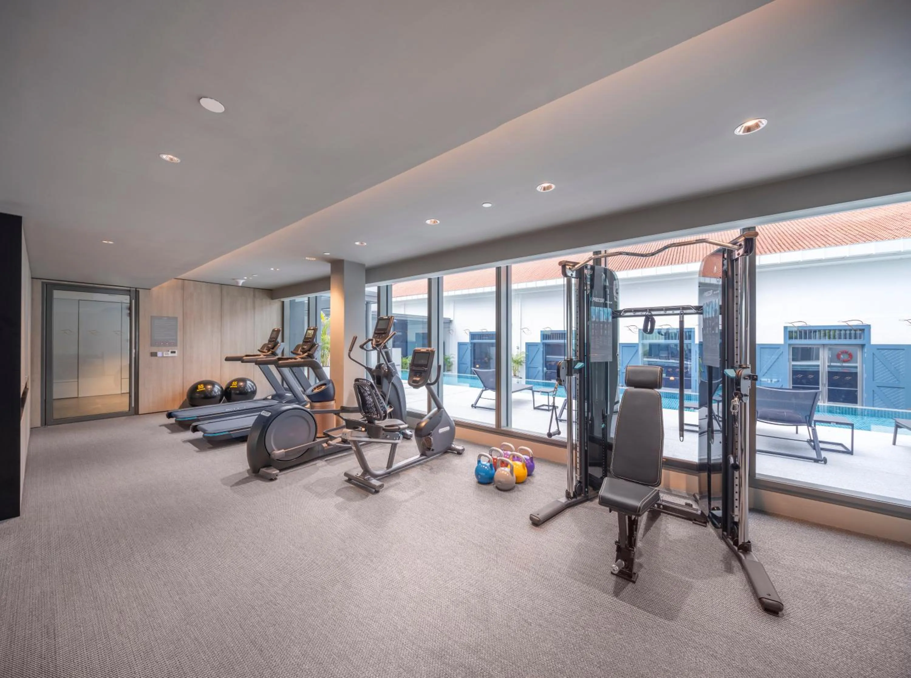Fitness centre/facilities in Fraser Residence River Promenade, Singapore