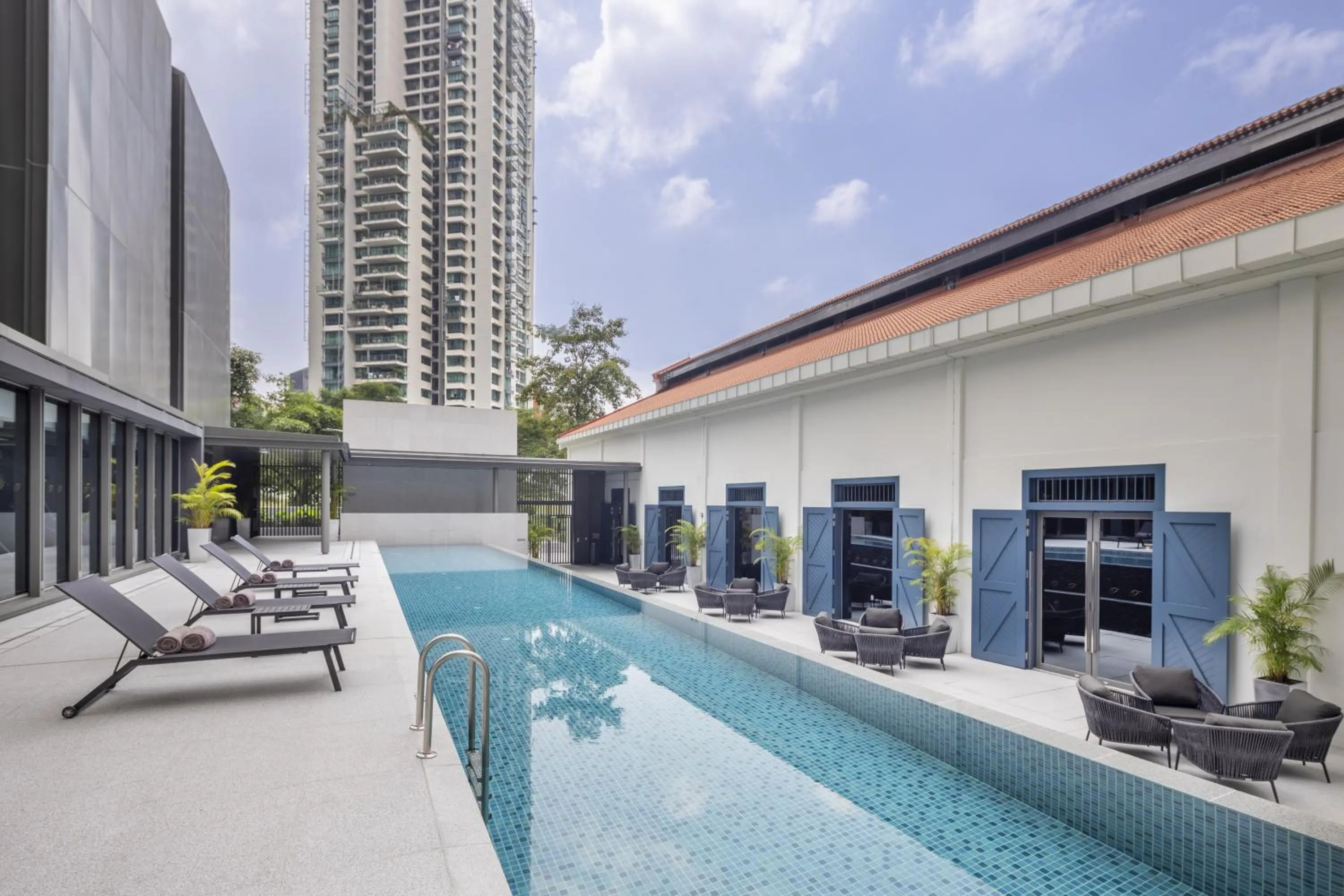 Area and facilities in Fraser Residence River Promenade, Singapore