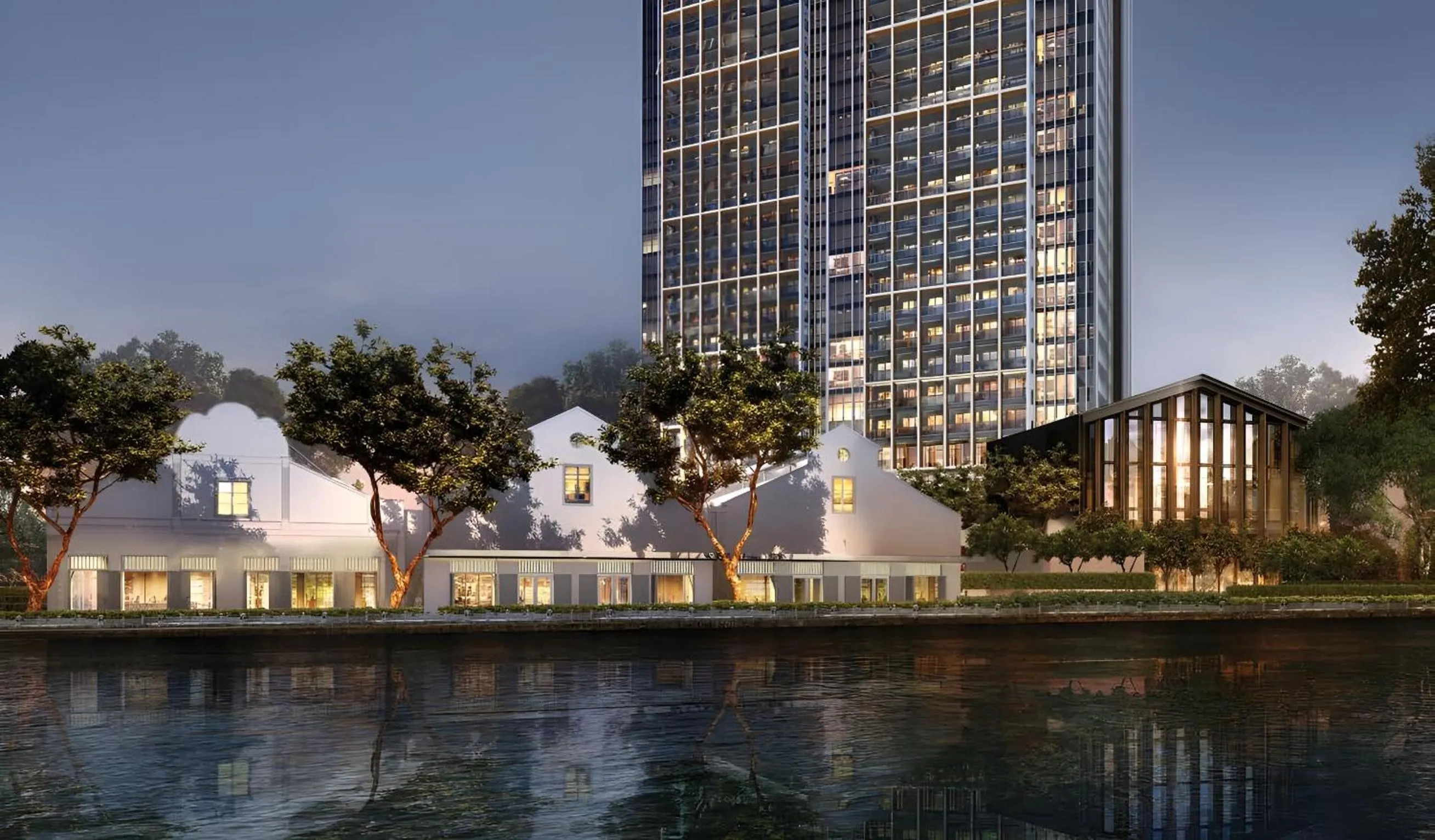 Property building in Fraser Residence River Promenade, Singapore