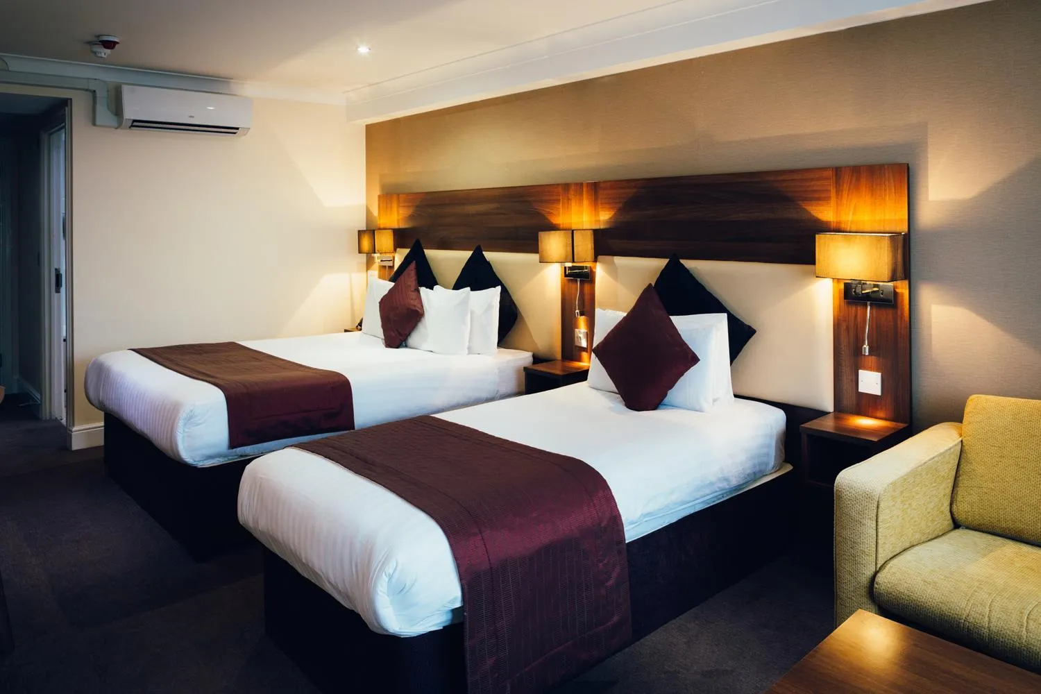 Bedroom, Bed in voco Letchworth Hall by IHG