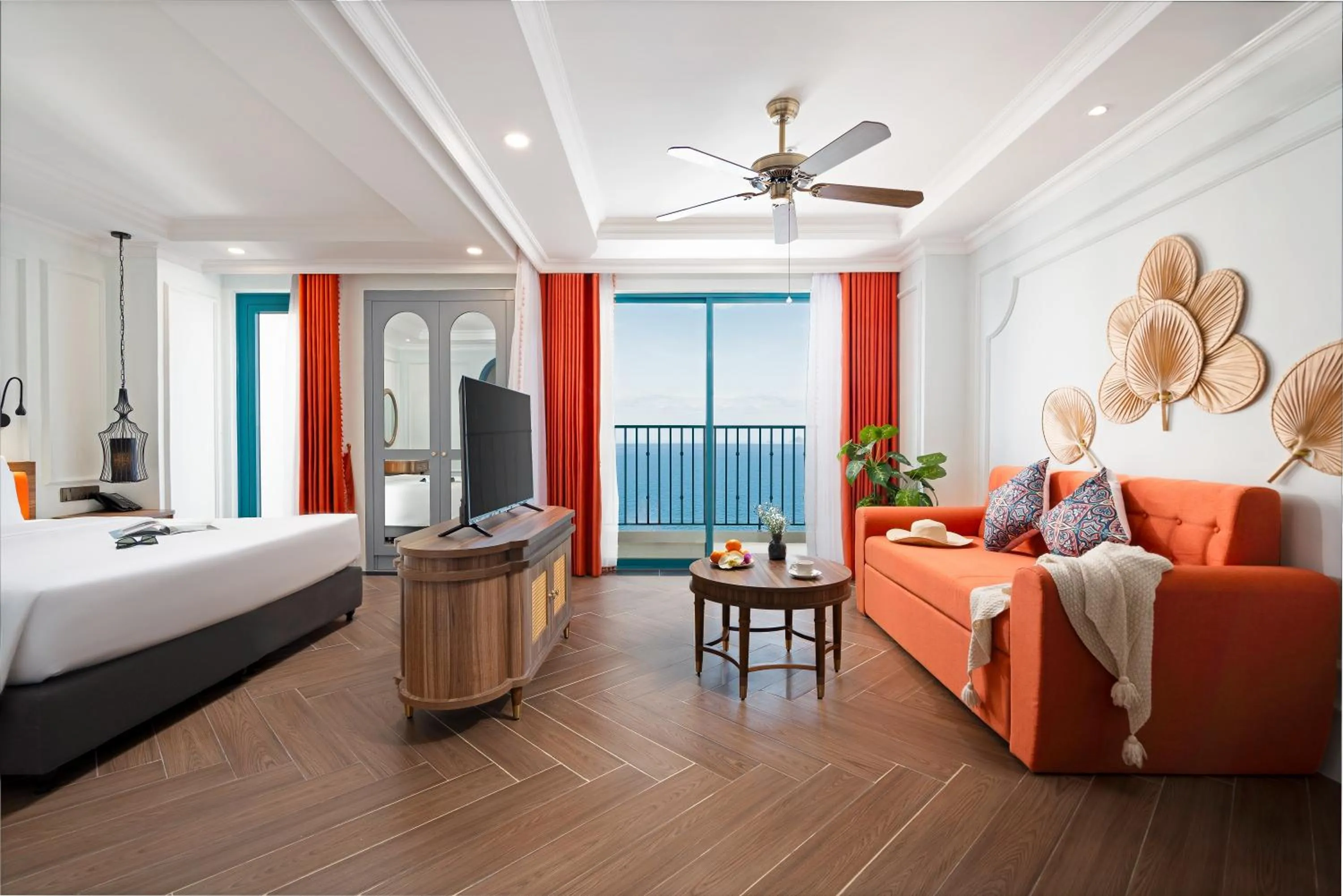 Bed in Pavillon Boutique Hotel & Apartment Nha Trang
