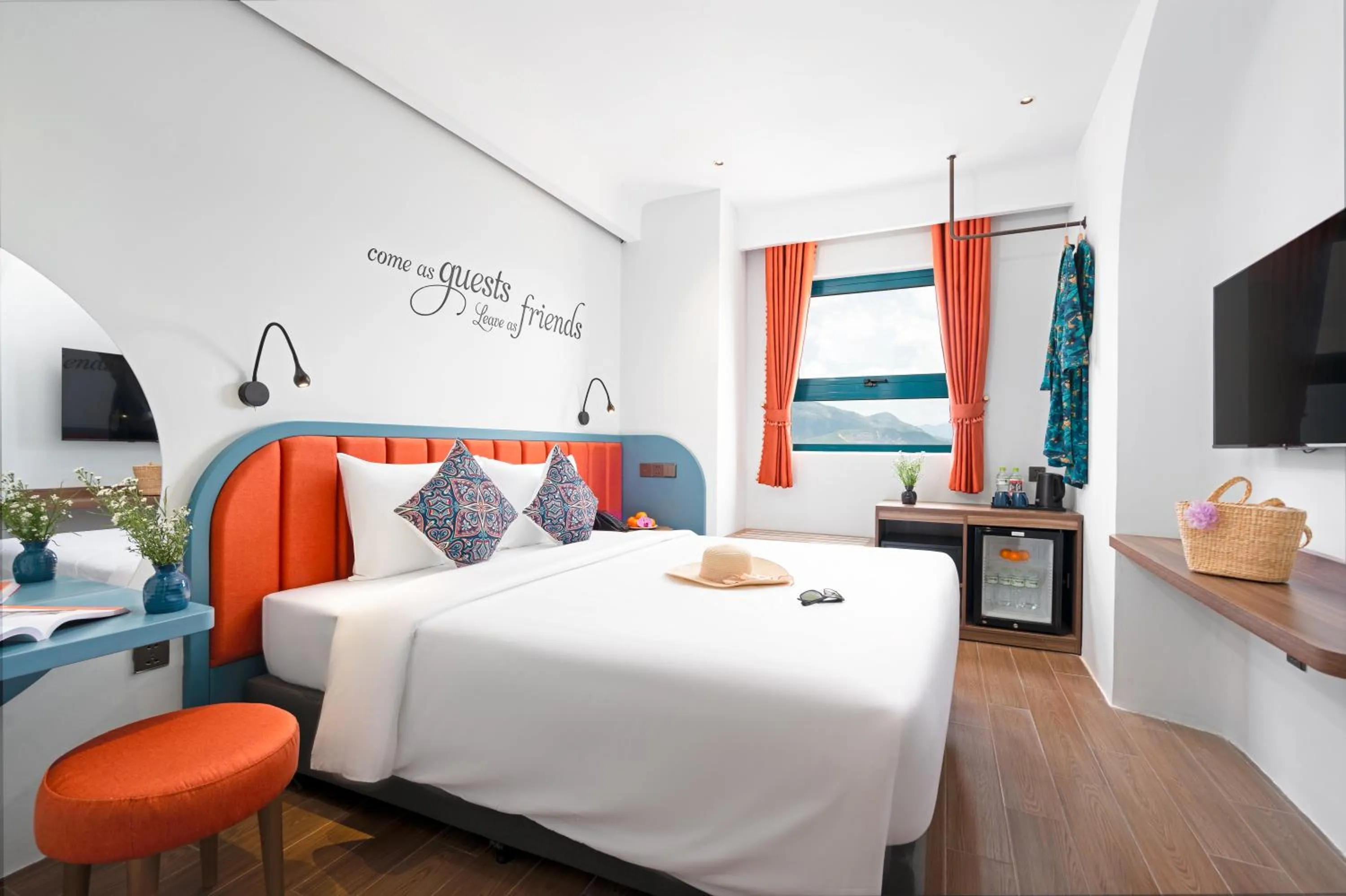 Bed in Pavillon Boutique Hotel & Apartment Nha Trang